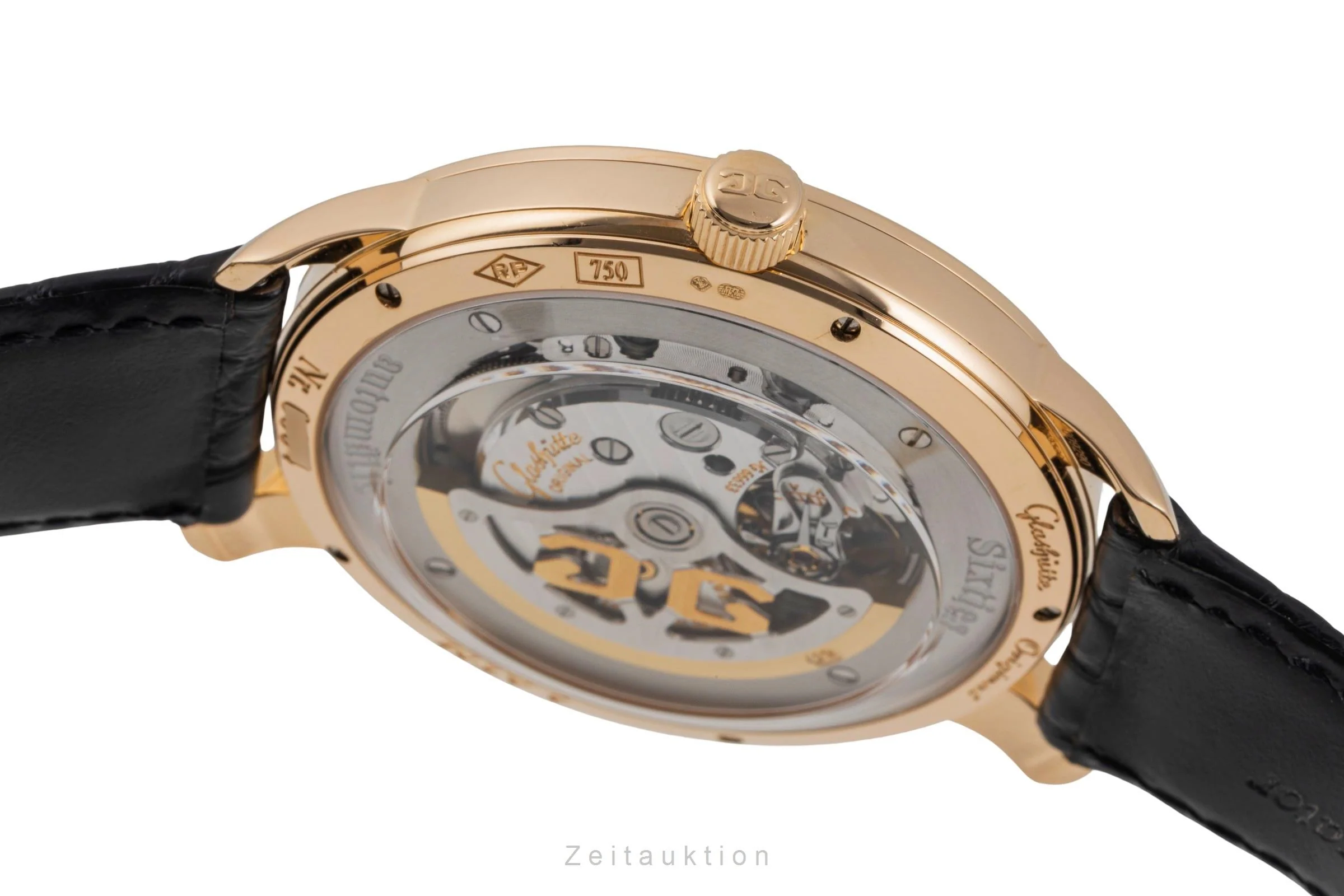 Glashütte Sixties 18 ct red gold automatic men's watch 2-39-47-01-01-04 LP: 18200EUR  [2506753] - Image 13