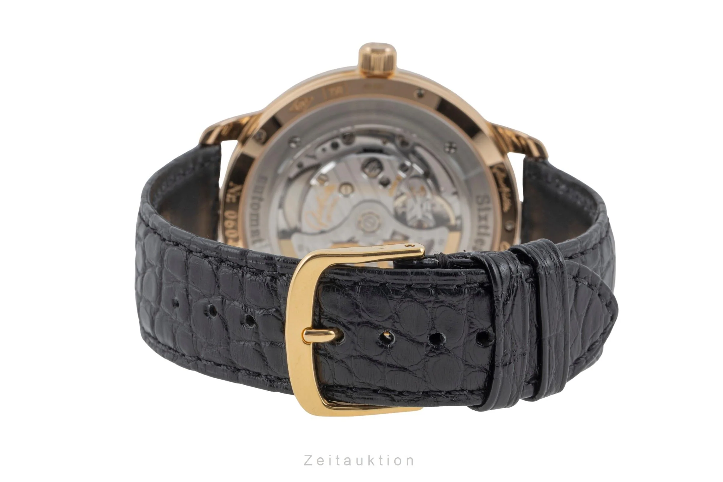 Glashütte Sixties 18 ct red gold automatic men's watch 2-39-47-01-01-04 LP: 18200EUR  [2506753] - Image 14