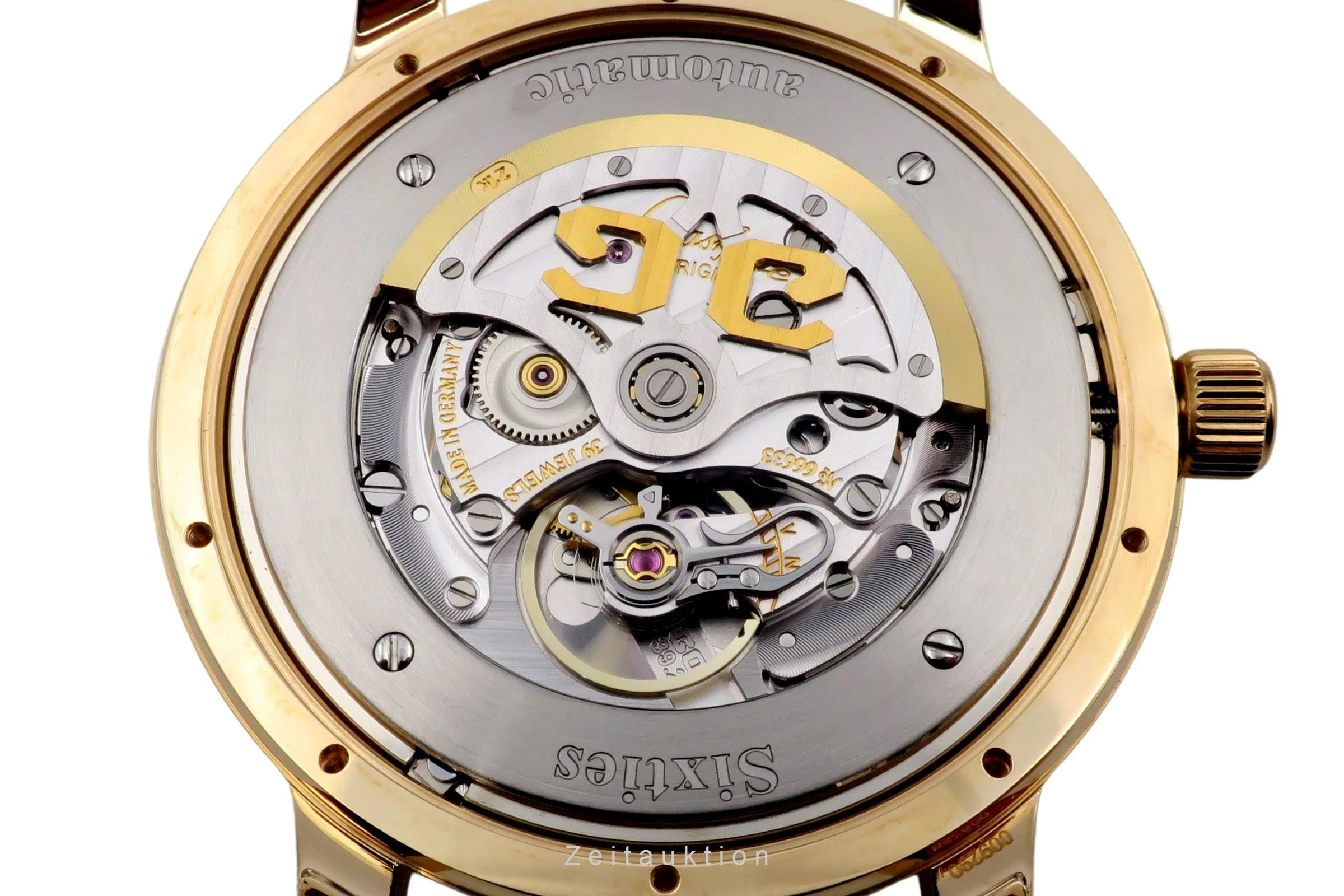 Glashütte Sixties 18 ct red gold automatic men's watch 2-39-47-01-01-04 LP: 18200EUR  [2506753] - Image 15