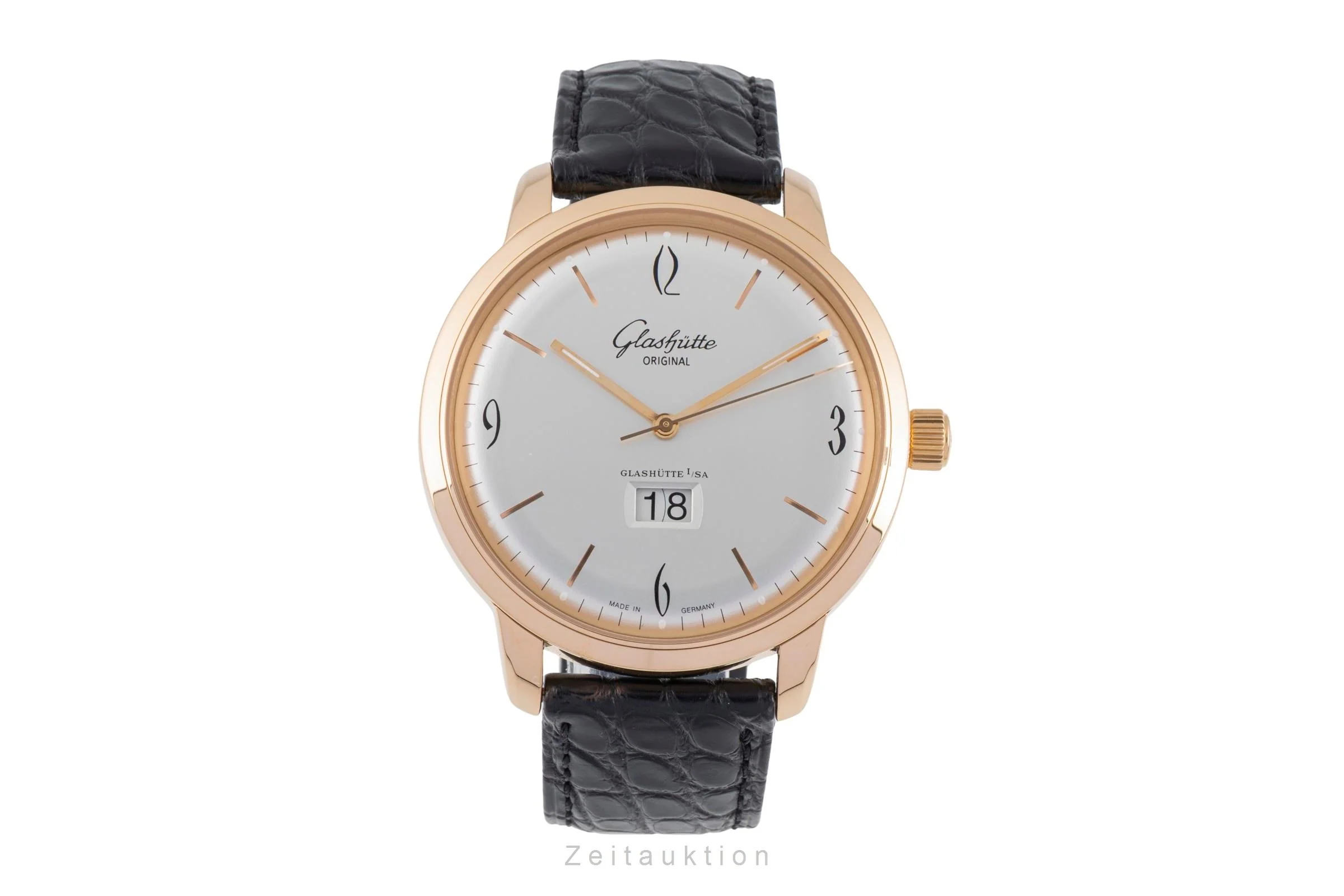 Glashütte Sixties 18 ct red gold automatic men's watch 2-39-47-01-01-04 LP: 18200EUR  [2506753] - Image 5