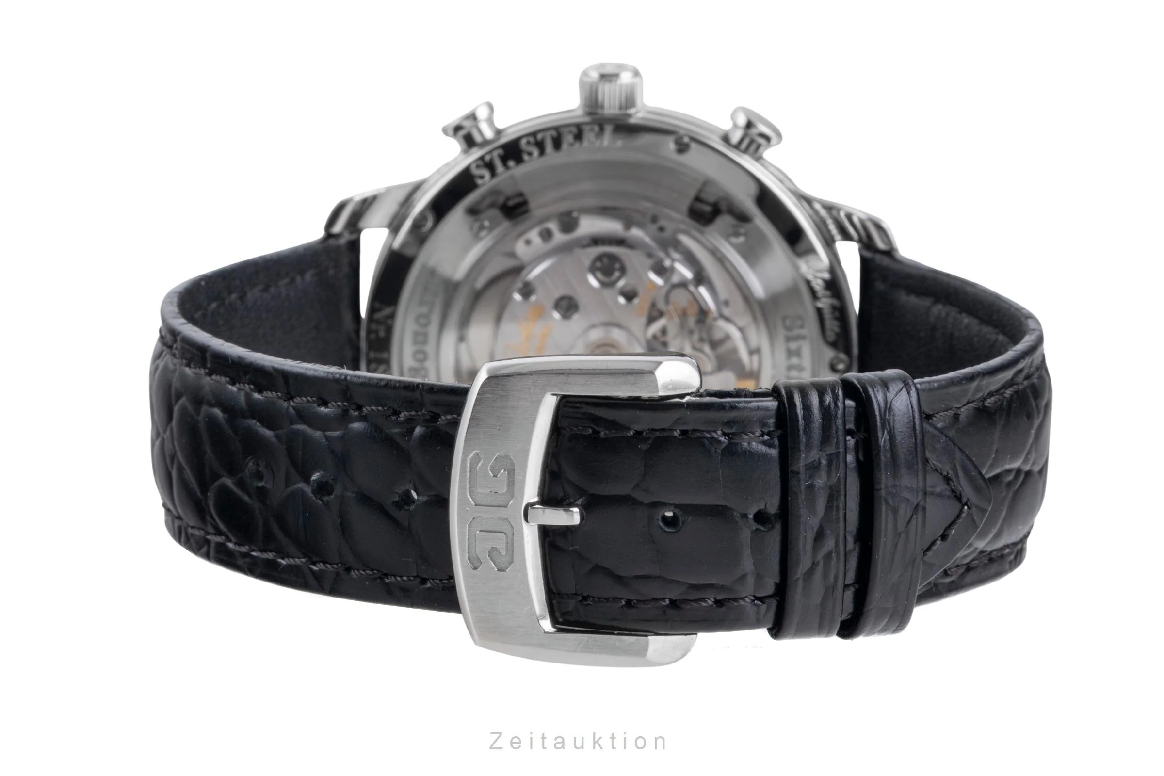 Glashütte Sixties chronograph steel automatic men's watch 1-39-34-02-22-04 LP: 9500EUR  [2600160] - Image 14