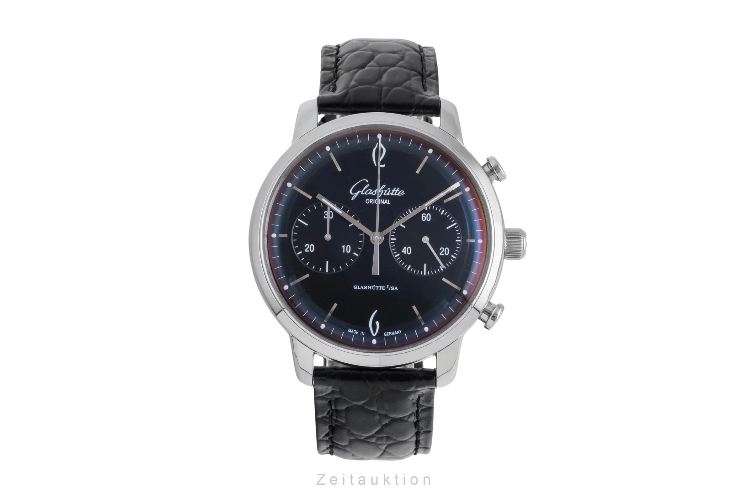 Glashütte Sixties chronograph steel automatic men's watch 1-39-34-02-22-04 LP: 9500EUR  [2600160] - Image 5