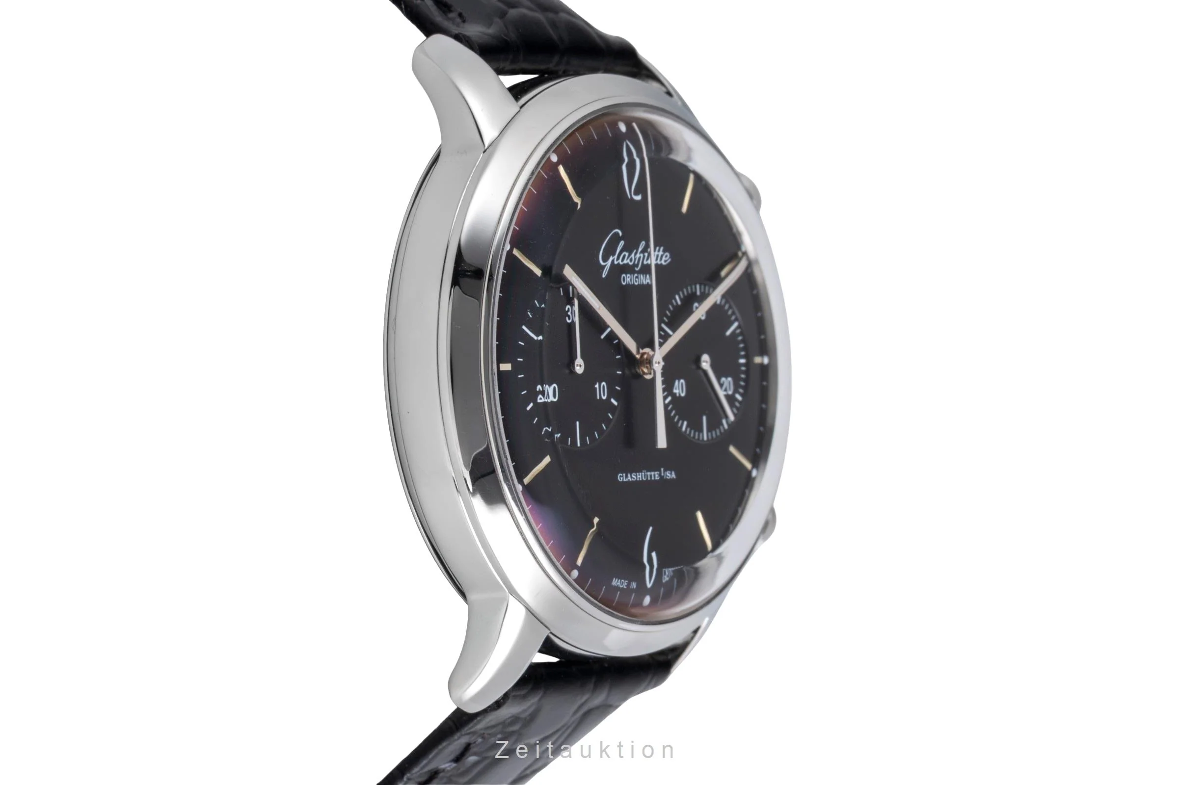 Glashütte Sixties chronograph steel automatic men's watch 1-39-34-02-22-04 LP: 9500EUR  [2600160] - Image 8