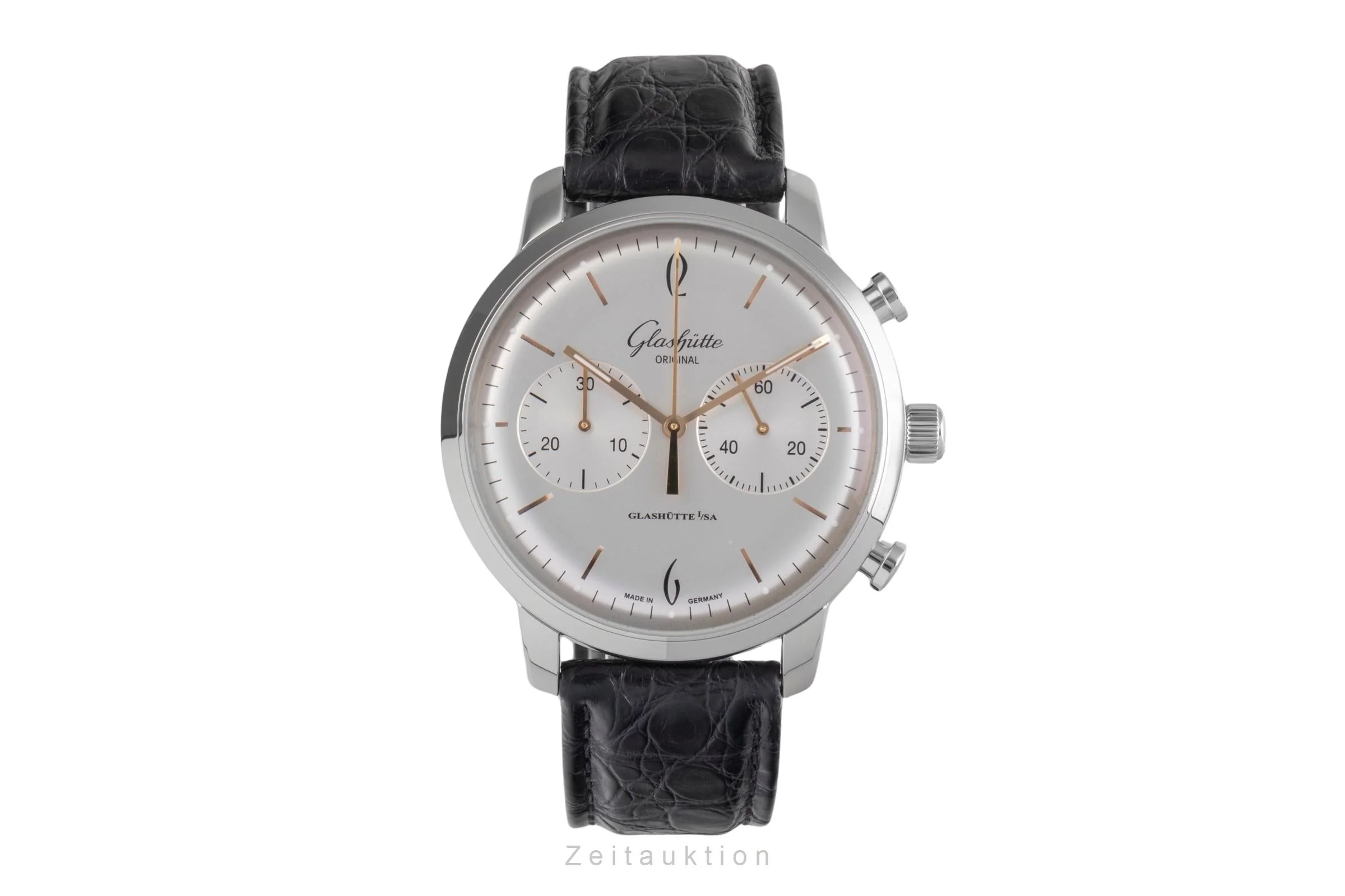Glashütte Sixties chronograph steel automatic men's watch 1-39-34-03-22-04 LP: 8800EUR  [2503849] - Image 5