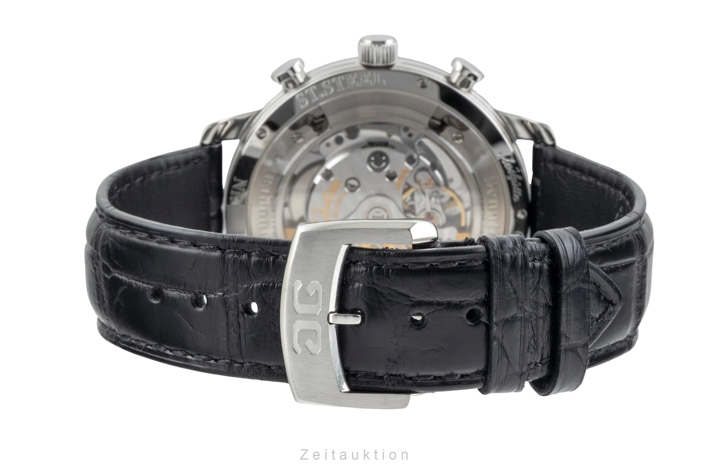 Glashütte Sixties chronograph steel automatic men's watch 1-39-34-03-22-04 LP: 8800EUR  [2505655] - Image 13