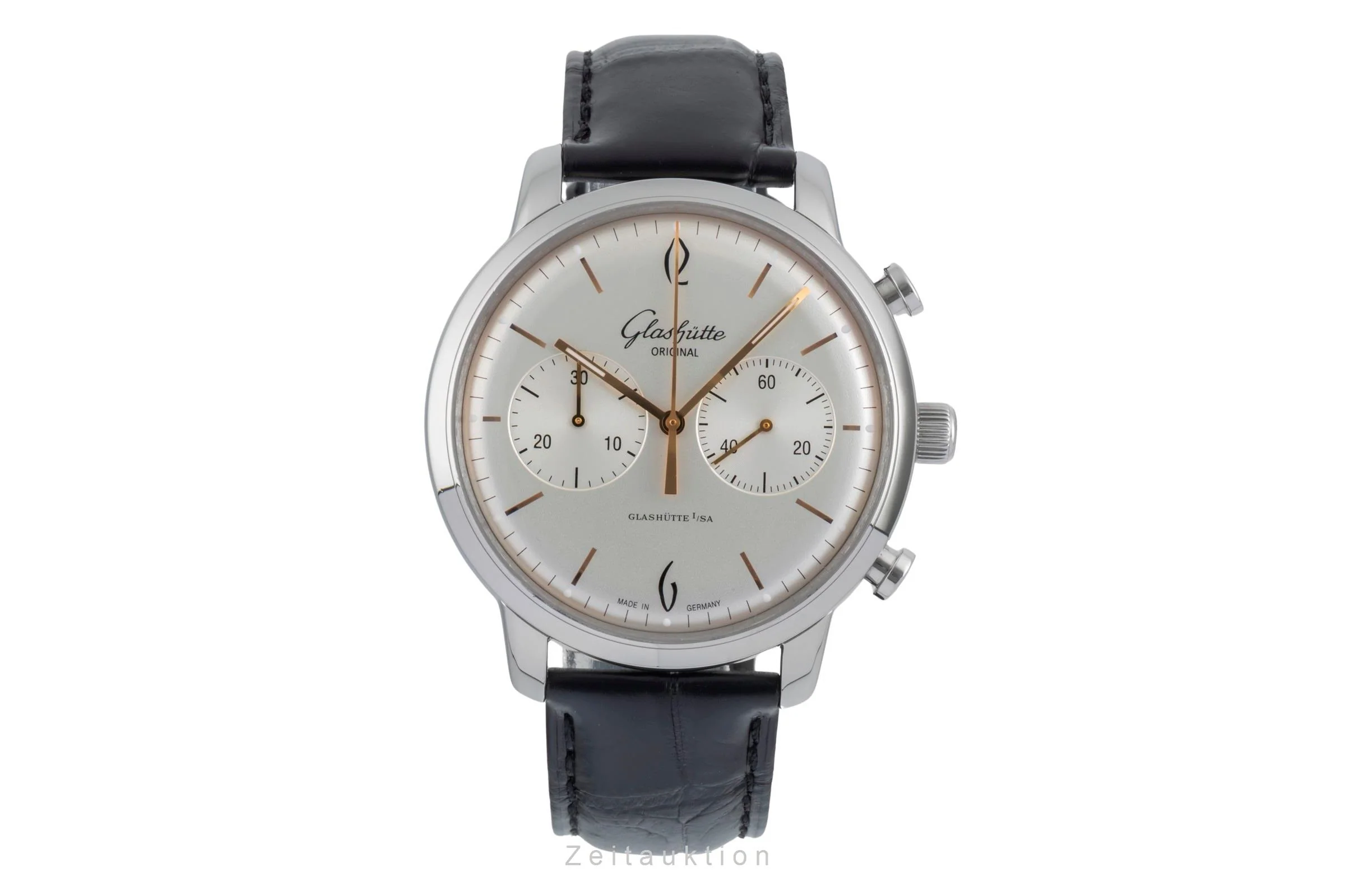 Glashütte Sixties chronograph steel automatic men's watch 1-39-34-03-22-04 LP: 8800EUR  [2505655] - Image 5