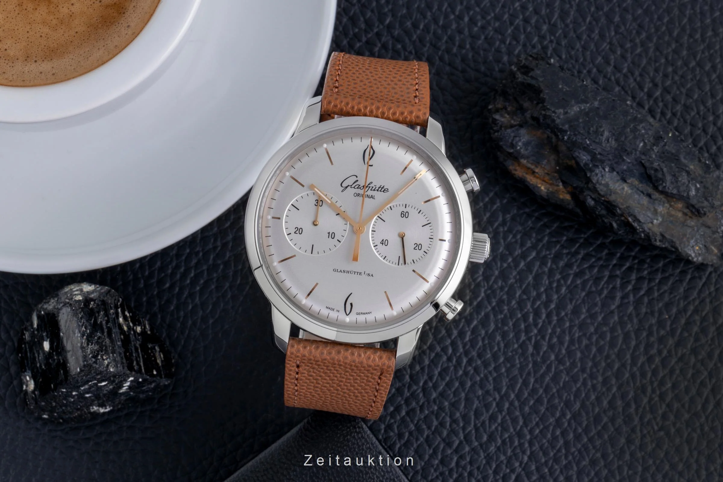 Glashütte Sixties chronograph steel automatic men's watch 1-39-34-03-22-04 LP: 8800EUR  [2507536] - Image 4