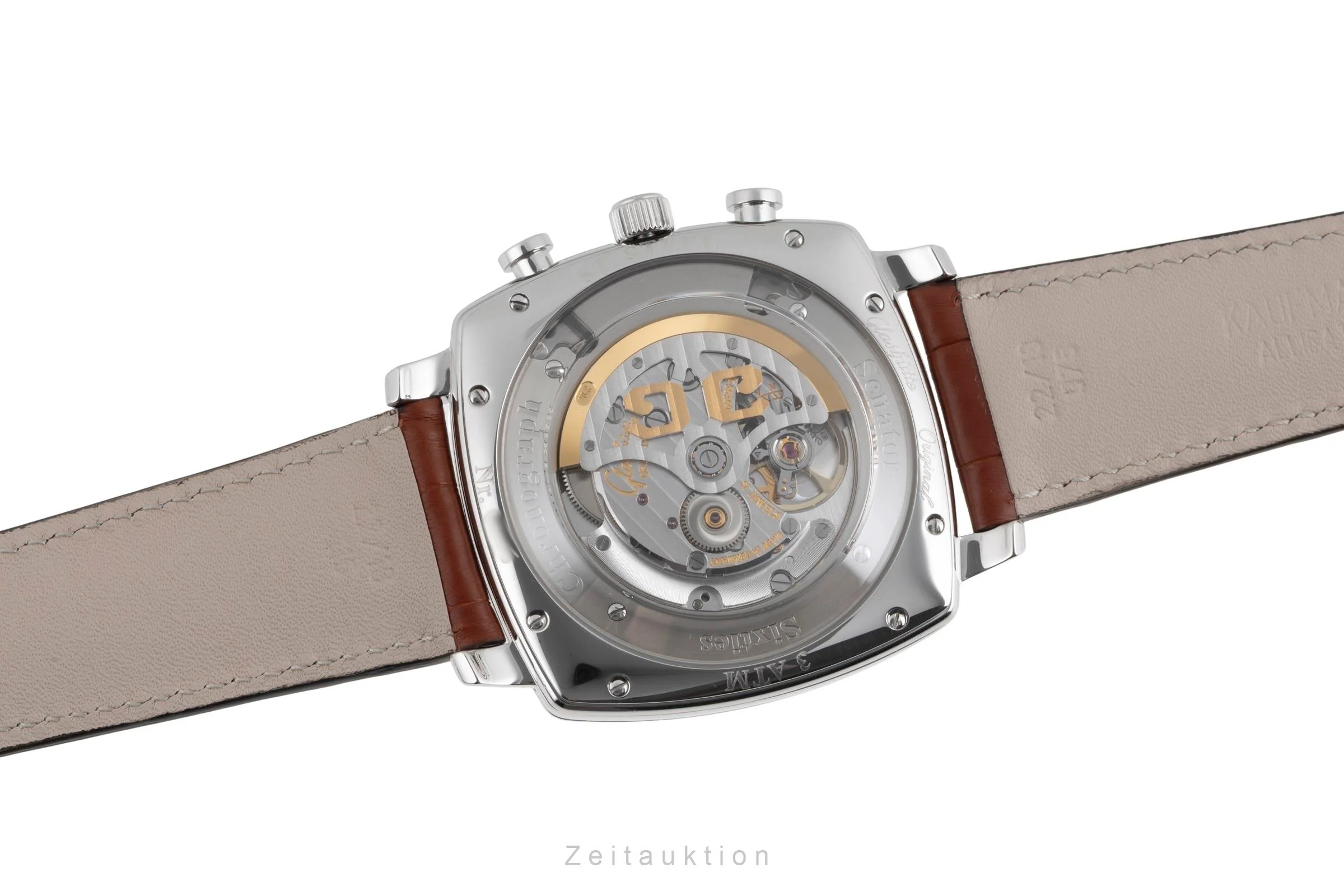 Glashütte Sixties chronograph steel automatic men's watch 1-39-34-03-32-04 LP: 8800EUR  [2600713] - Image 12