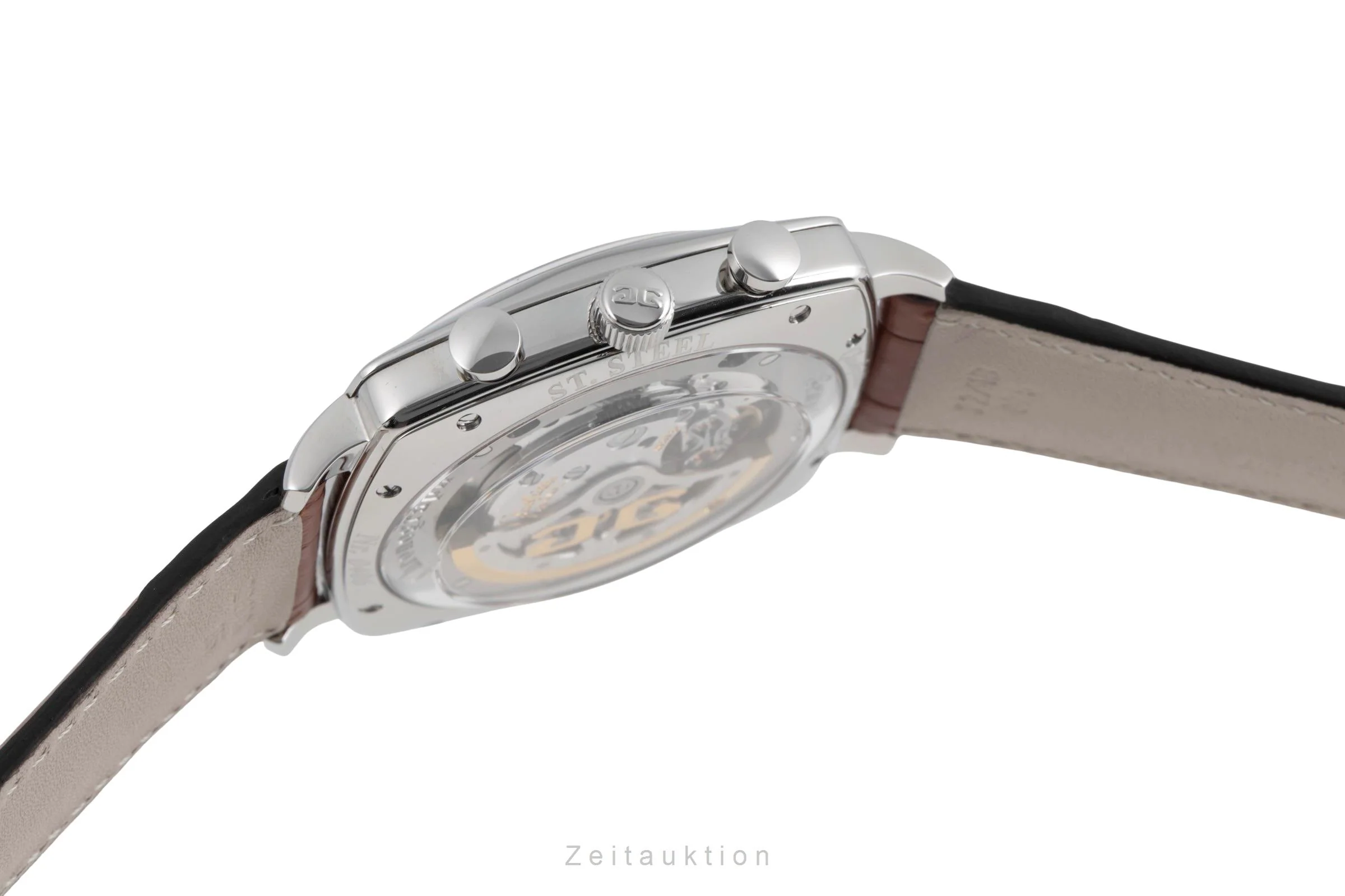 Glashütte Sixties chronograph steel automatic men's watch 1-39-34-03-32-04 LP: 8800EUR  [2600713] - Image 13