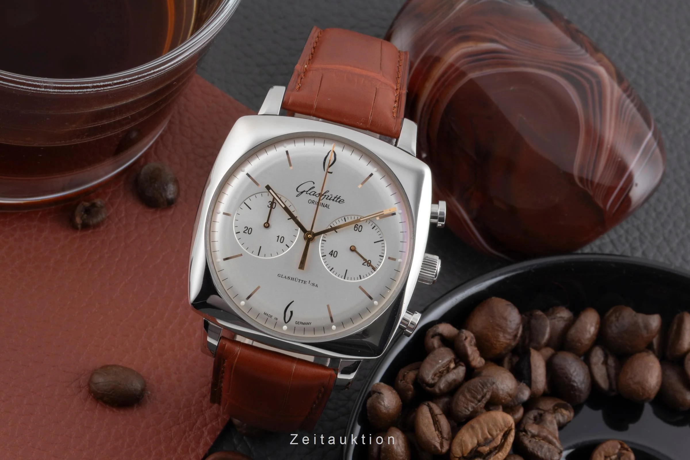 Glashütte Sixties chronograph steel automatic men's watch 1-39-34-03-32-04 LP: 8800EUR  [2600713] - Image 4