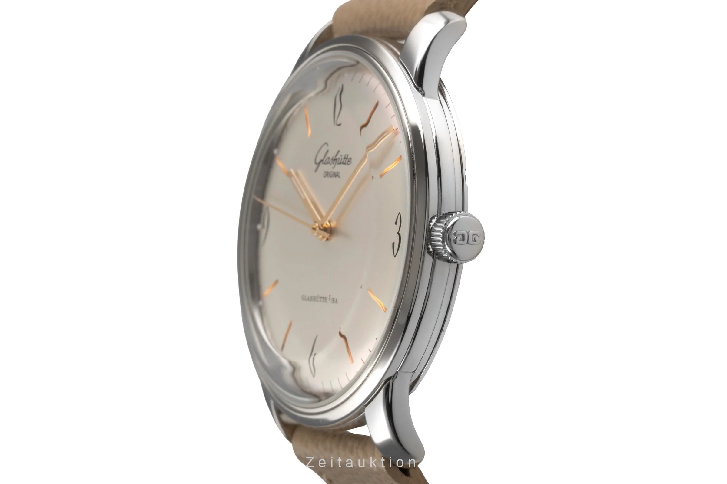 Glashütte Sixties steel automatic men's watch 1-39-52-01-02-04	  [2503654] - Image 7