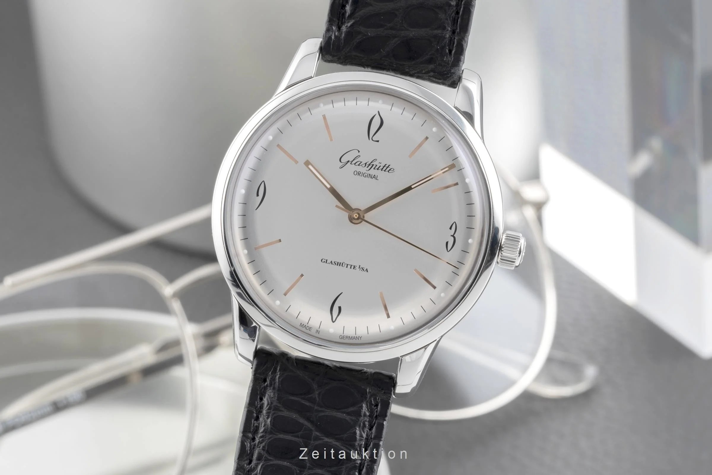 Glashütte Sixties steel automatic men's watch 1-39-52-01-02-04 LP: 7100EUR  [2504746] - Image 2