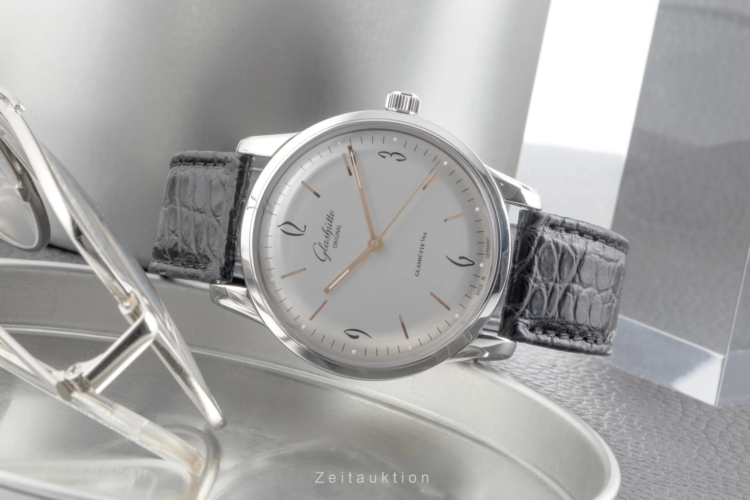 Glashütte Sixties steel automatic men's watch 1-39-52-01-02-04 LP: 7100EUR  [2504746] - Image 3