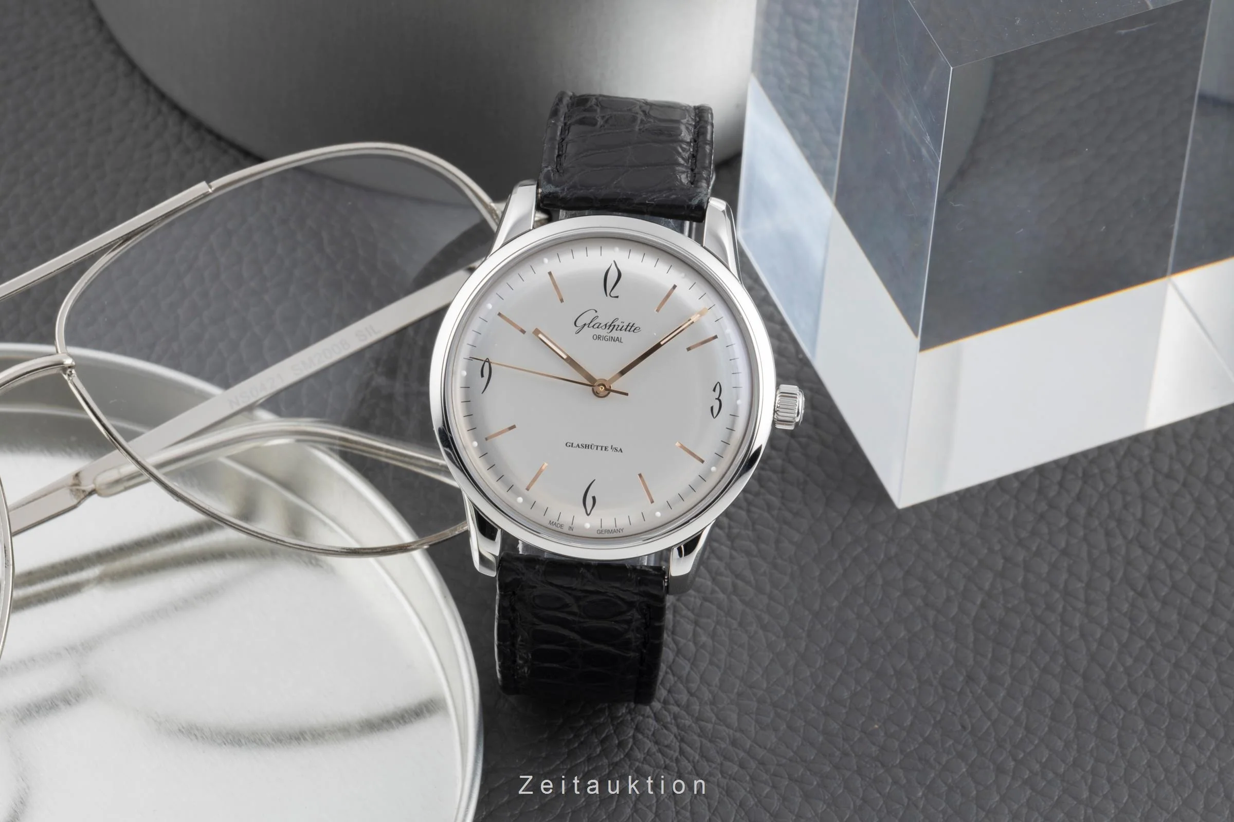 Glashütte Sixties steel automatic men's watch 1-39-52-01-02-04 LP: 7100EUR  [2504746] - Image 4