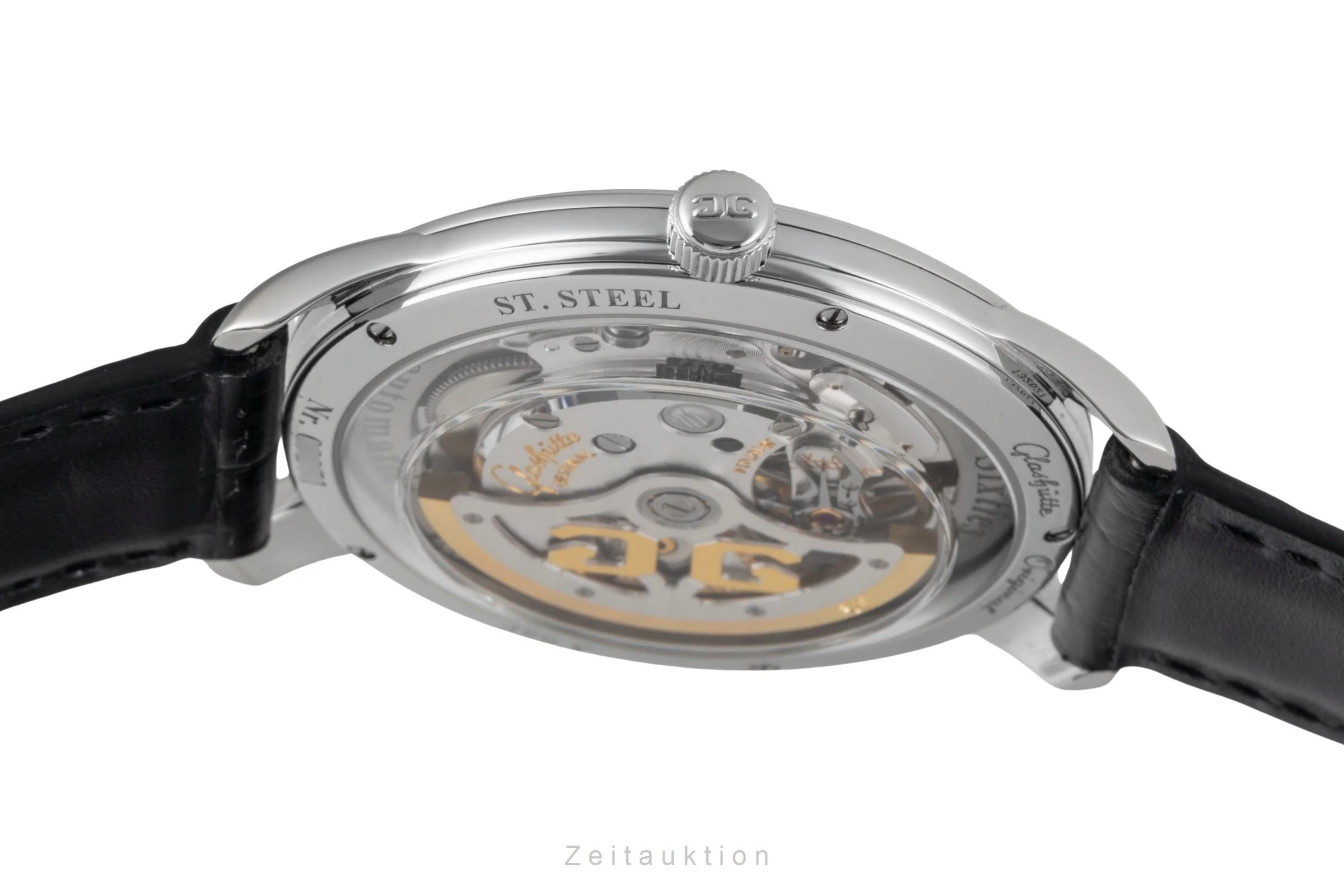 Glashütte Sixties steel automatic men's watch 1-39-52-06-02-04  [2600157] - Image 11