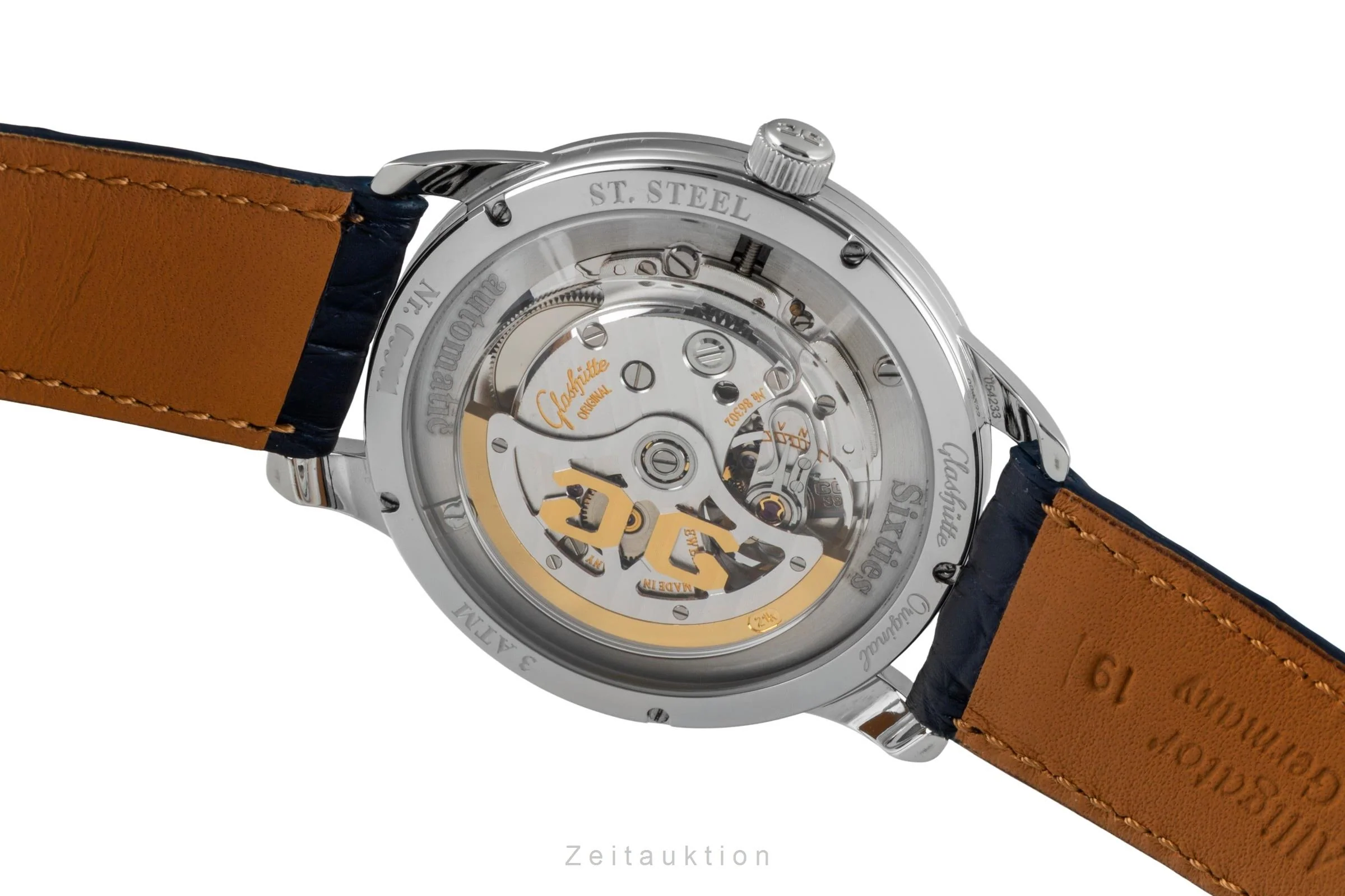 Glashütte Sixties steel automatic men's watch 1-39-52-06-02-04 LP: 7400EUR  [2600292] - Image 12