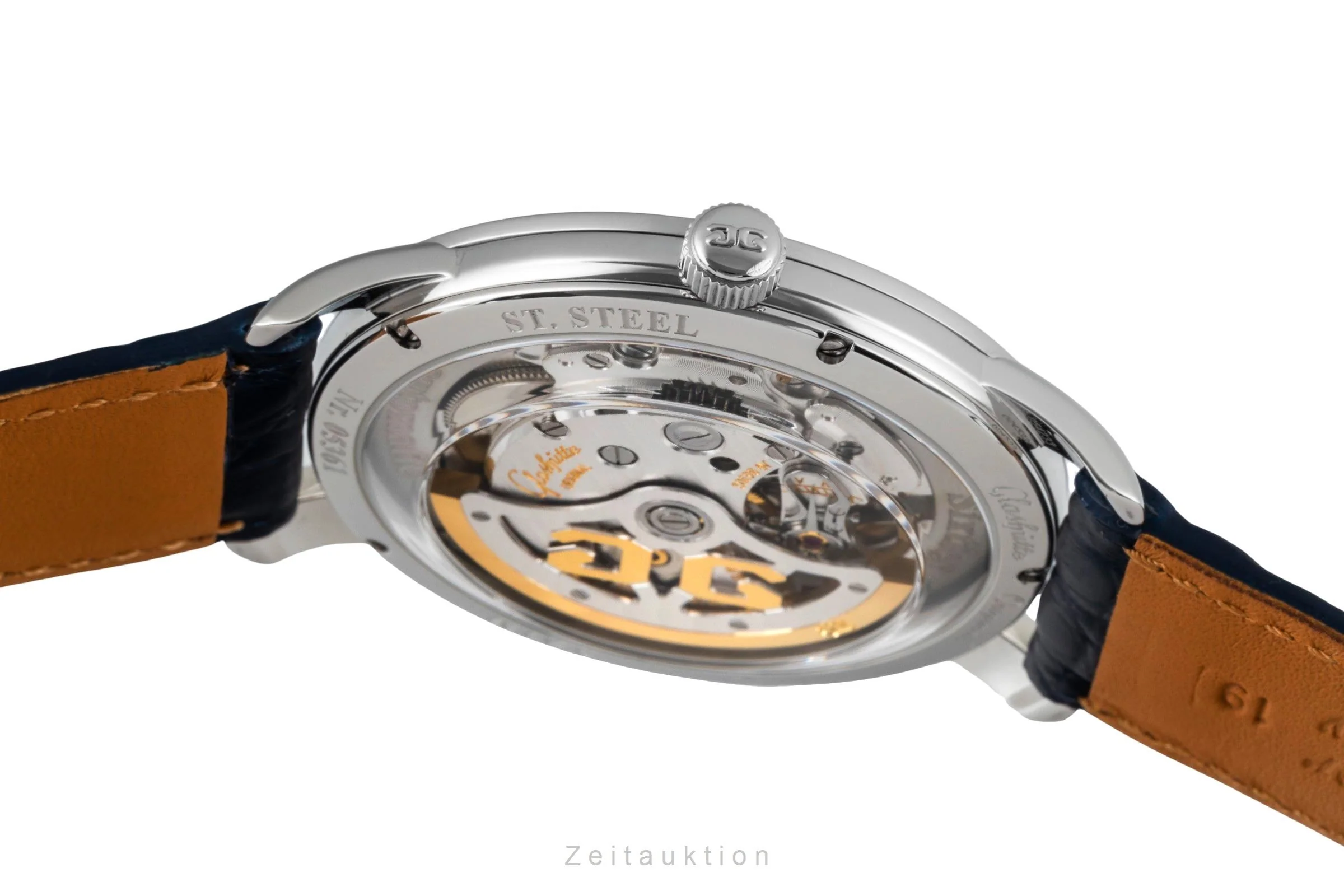 Glashütte Sixties steel automatic men's watch 1-39-52-06-02-04 LP: 7400EUR  [2600292] - Image 13