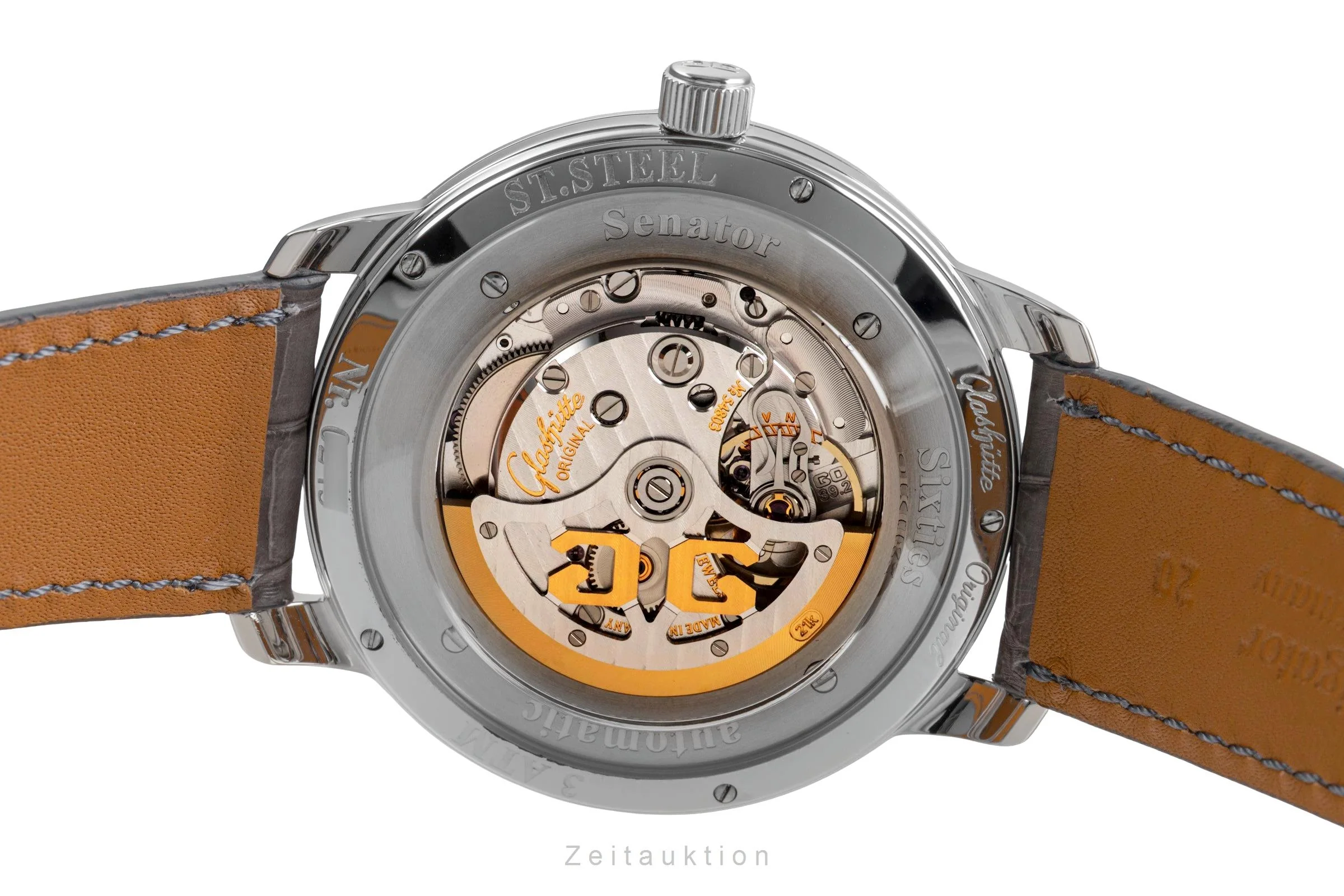 Glashütte Sixties steel automatic men's watch 39-47-03-02-04  [2503943] - Image 12