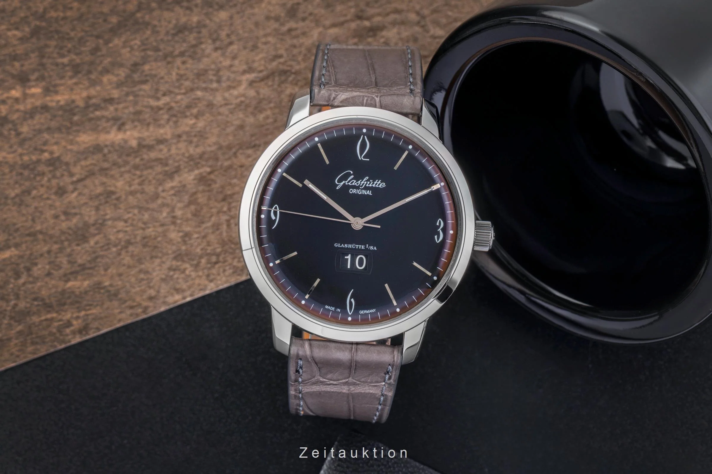 Glashütte Sixties steel automatic men's watch 39-47-03-02-04  [2503943] - Image 4