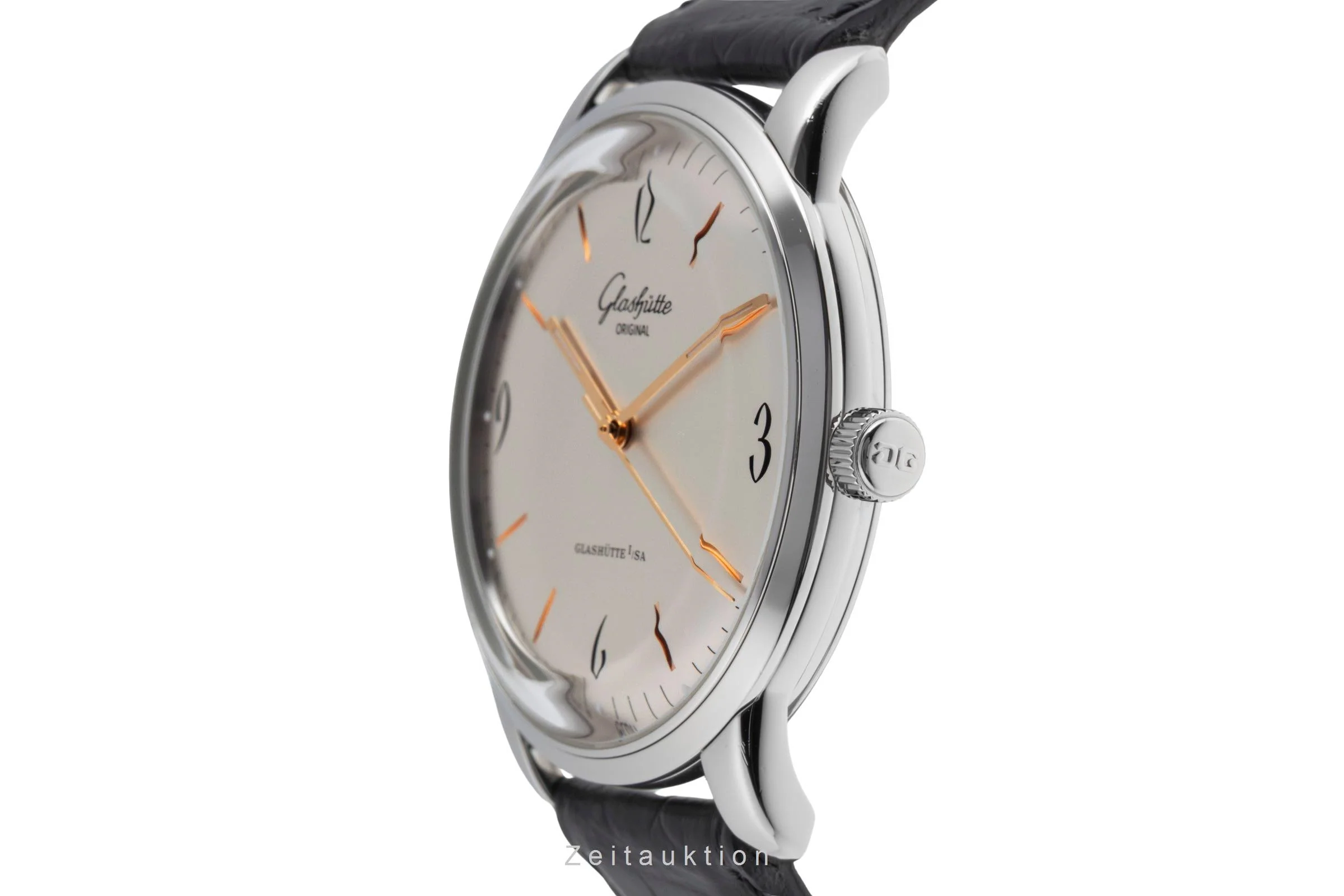 Glashütte Sixties steel automatic men's watch 39-52-01-02-04 LP: 7100EUR  [2502718] - Image 7