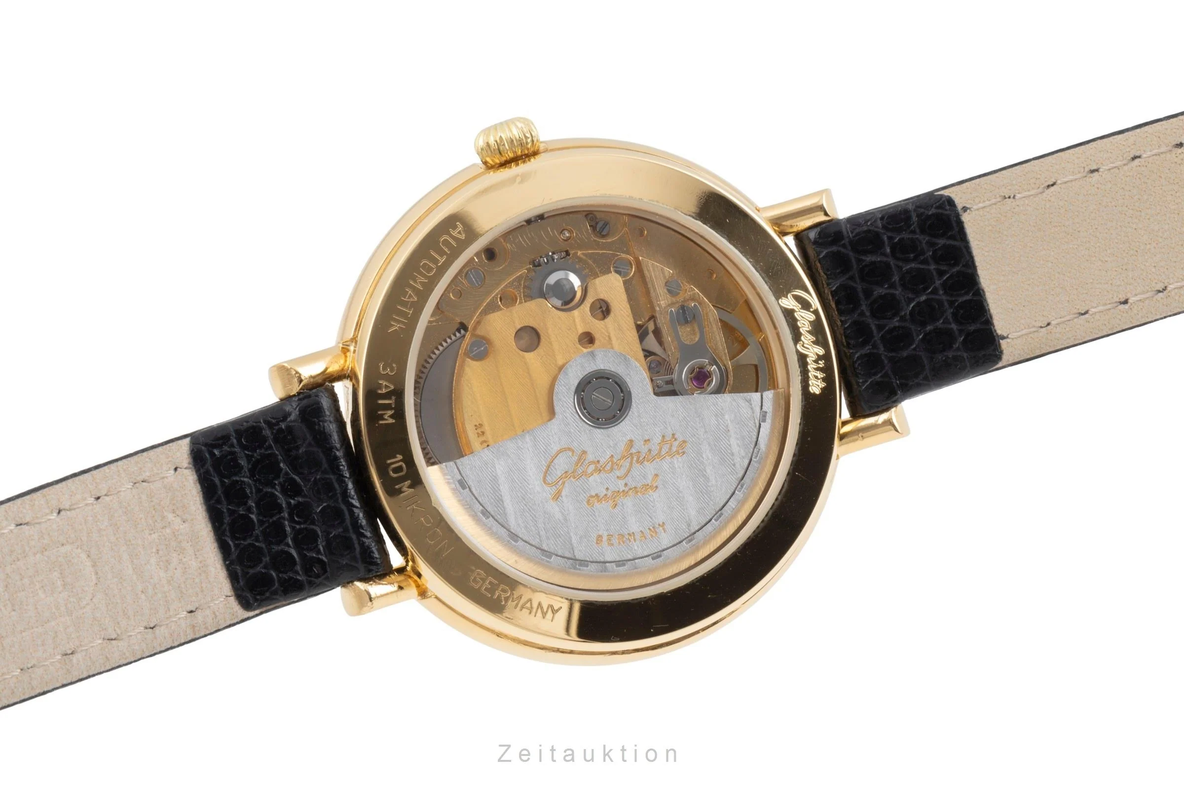 Glashütte Spezimat gilt-brass automatic men's watch 1-10-31-27-13-09  [2504693] - Image 11
