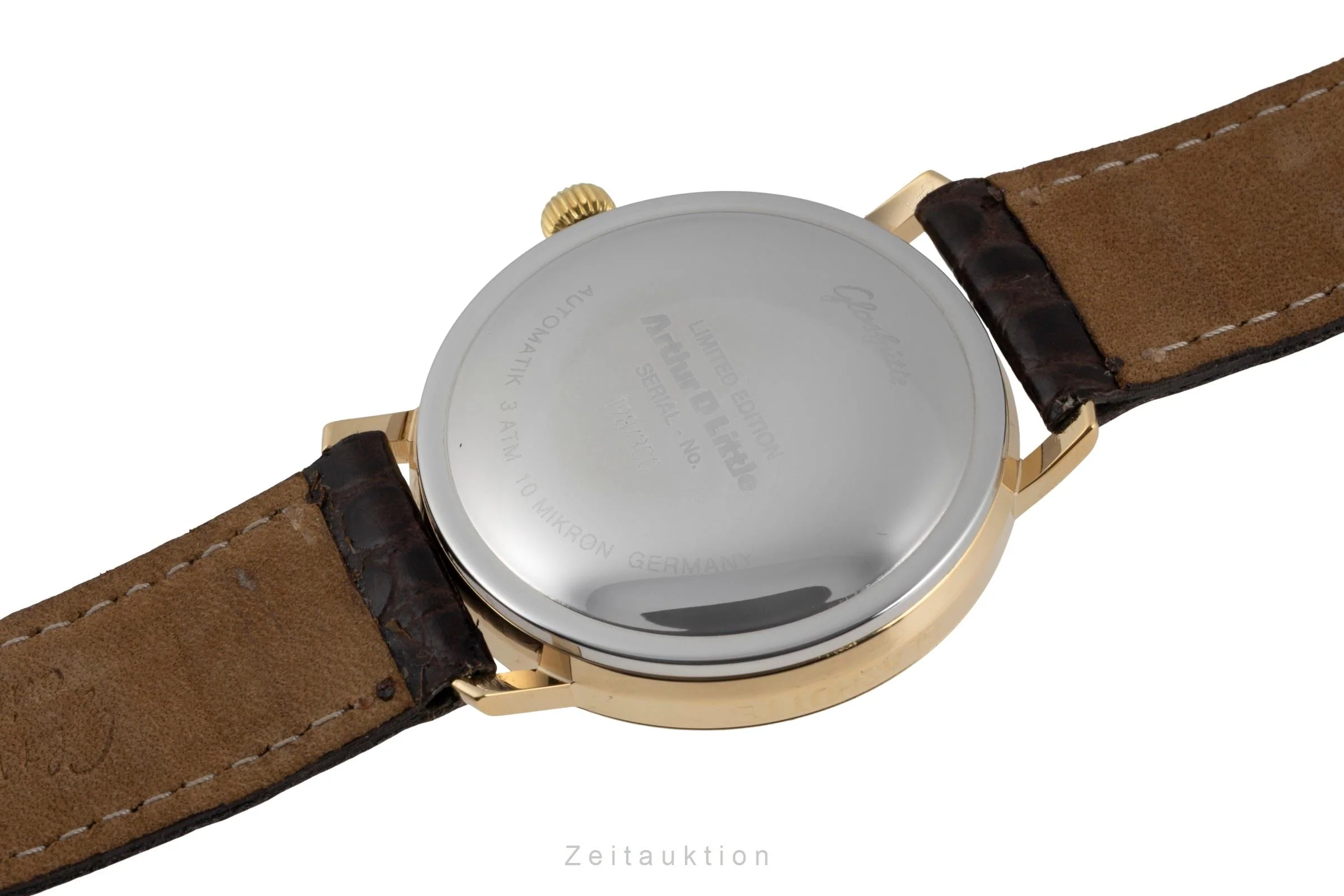 Glashütte Spezimat gilt-brass automatic men's watch 10-31-04-02-55 Limited  [2600055] - Image 11