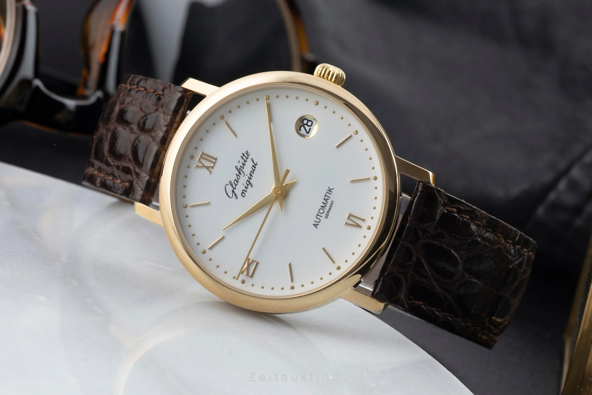 Glashütte Spezimat gilt-brass automatic men's watch 10-31-04-02-55 Limited  [2600055] - Image 3