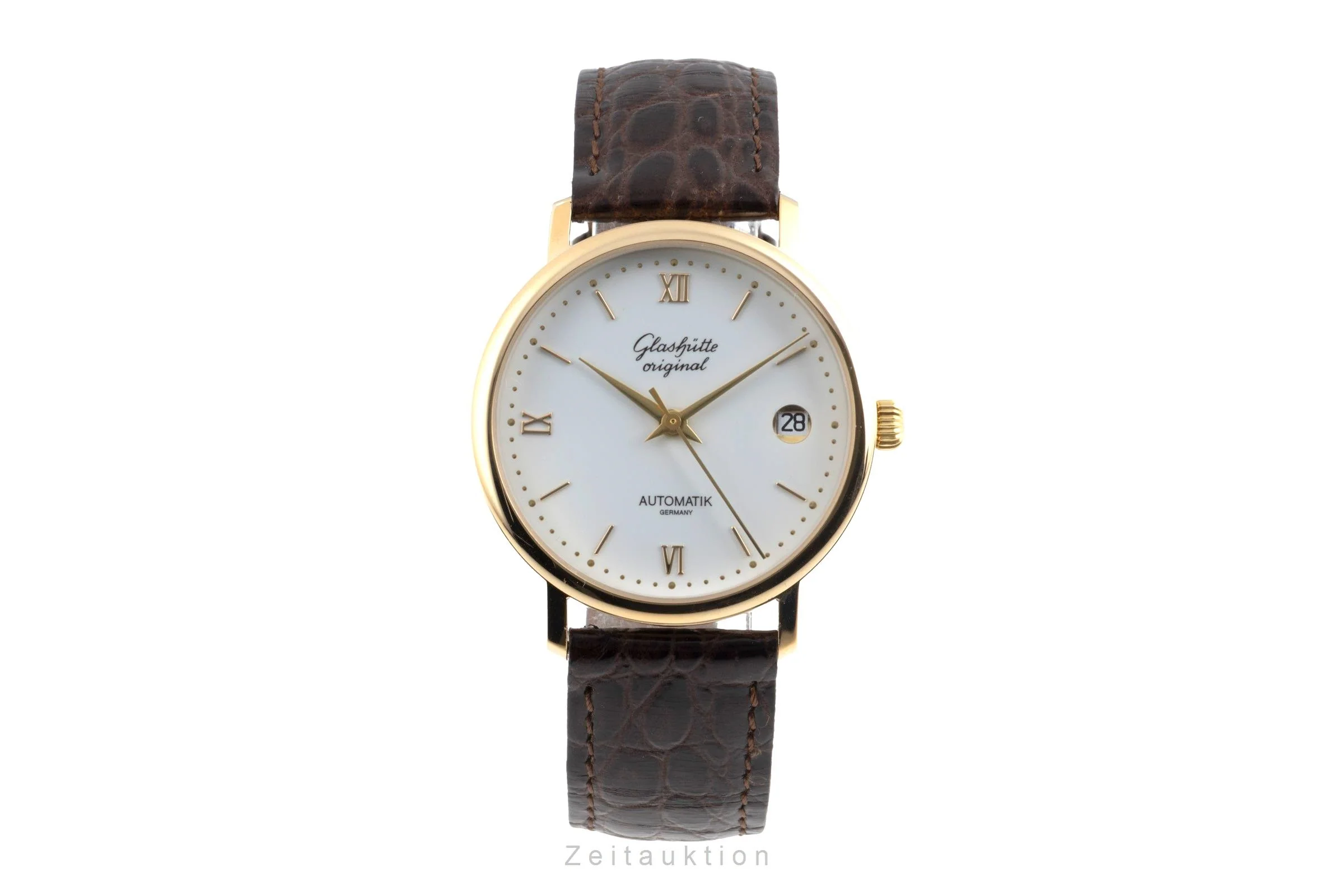 Glashütte Spezimat gilt-brass automatic men's watch 10-31-04-02-55 Limited  [2600055] - Image 5