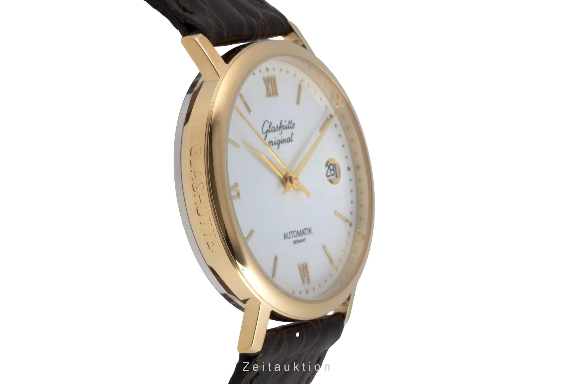 Glashütte Spezimat gilt-brass automatic men's watch 10-31-04-02-55 Limited  [2600055] - Image 8