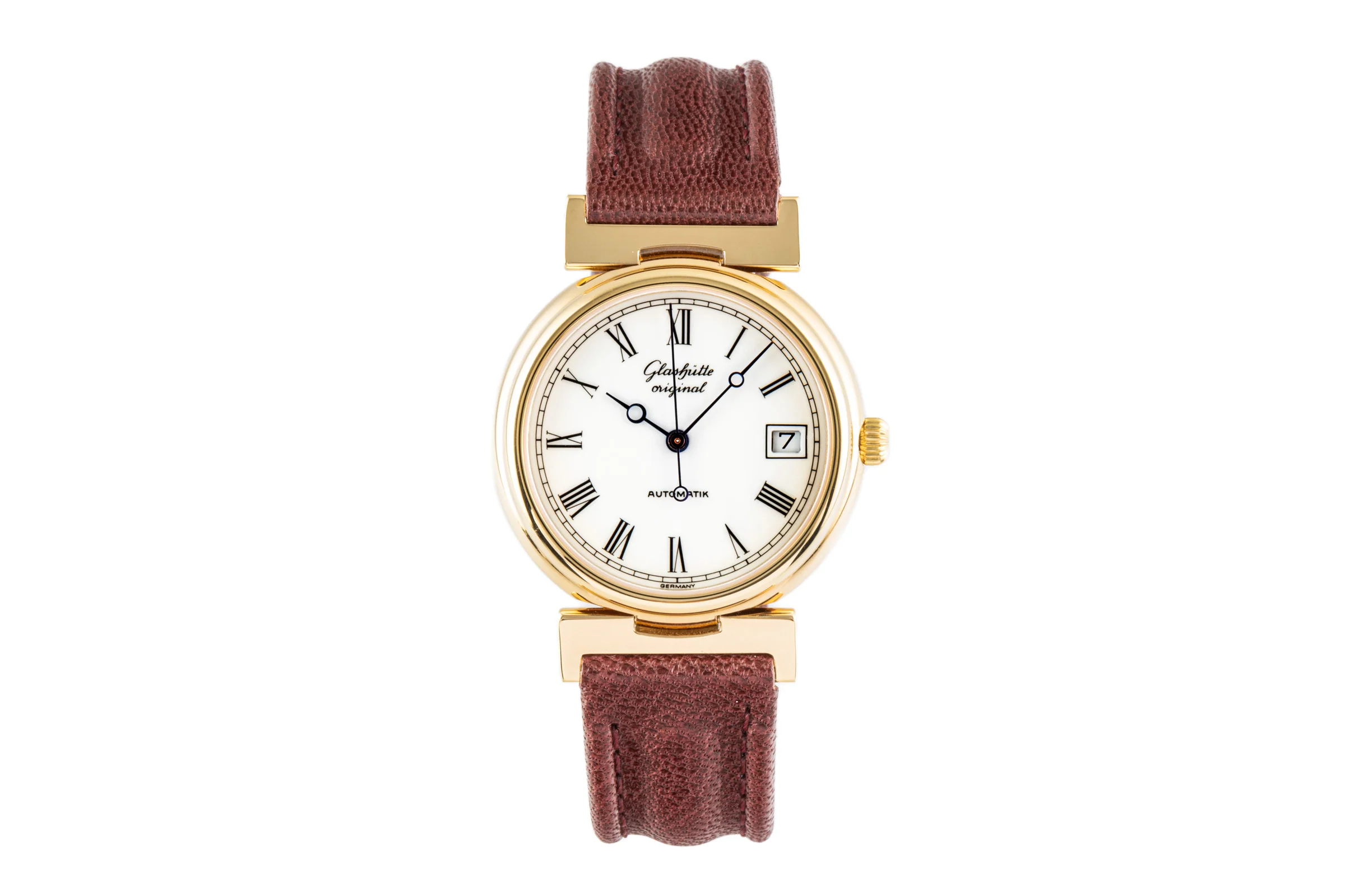 Glashütte Spezimat gold-plated automatic men's watch 10-31-03-04-04  [2205556] - Image 4