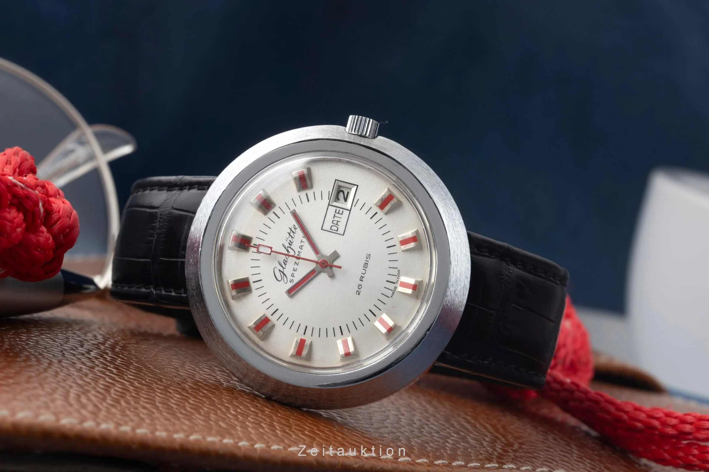 Glashütte Spezimatic chromed brass automatic men's watch  [2400404] - Image 2