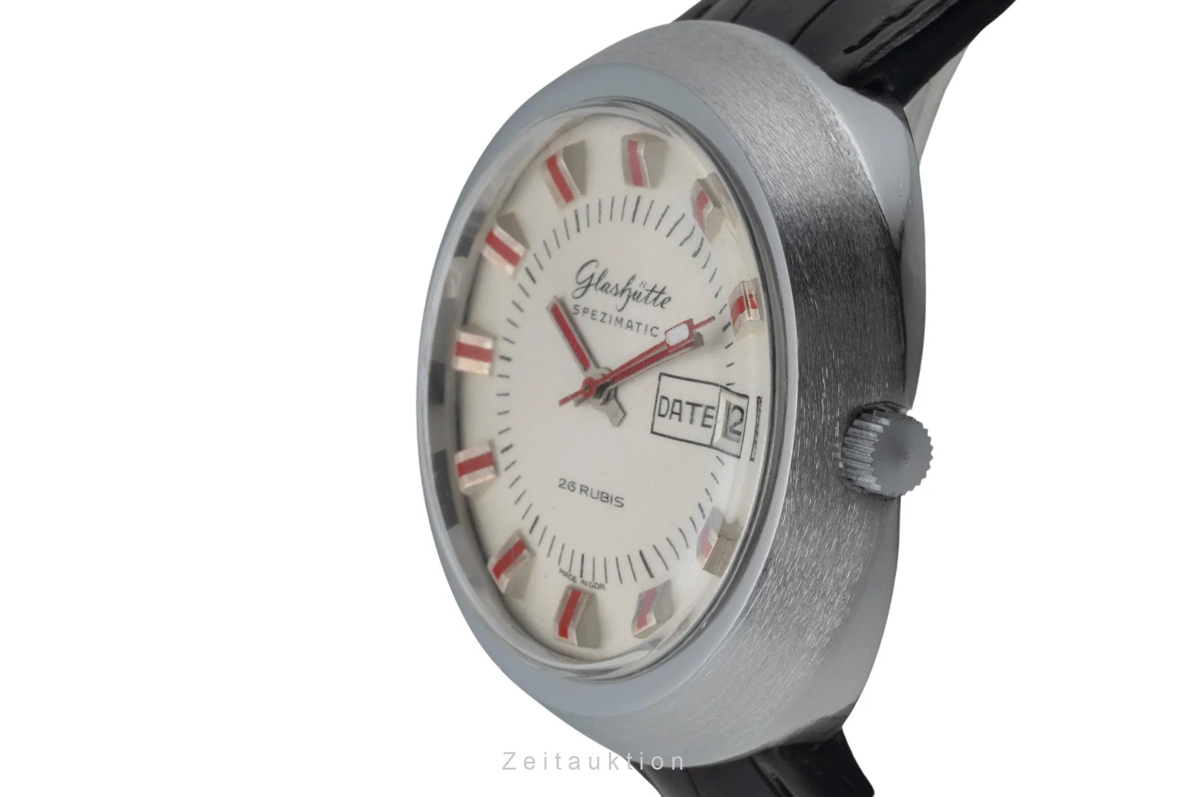 Glashütte Spezimatic chromed brass automatic men's watch  [2400404] - Image 6