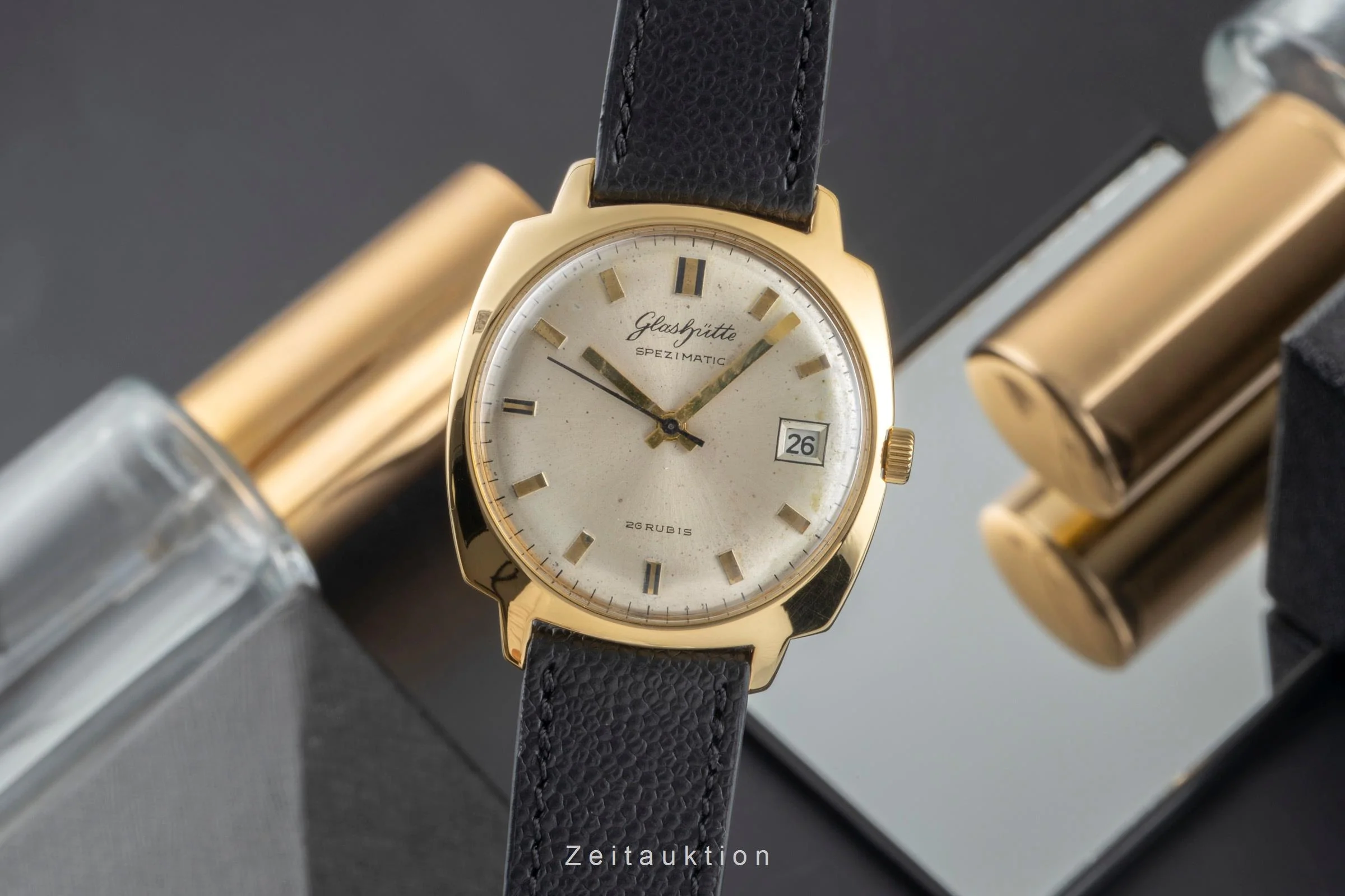 Glashütte Spezimatic gilt-brass automatic men's watch  [2503417] - Image 2