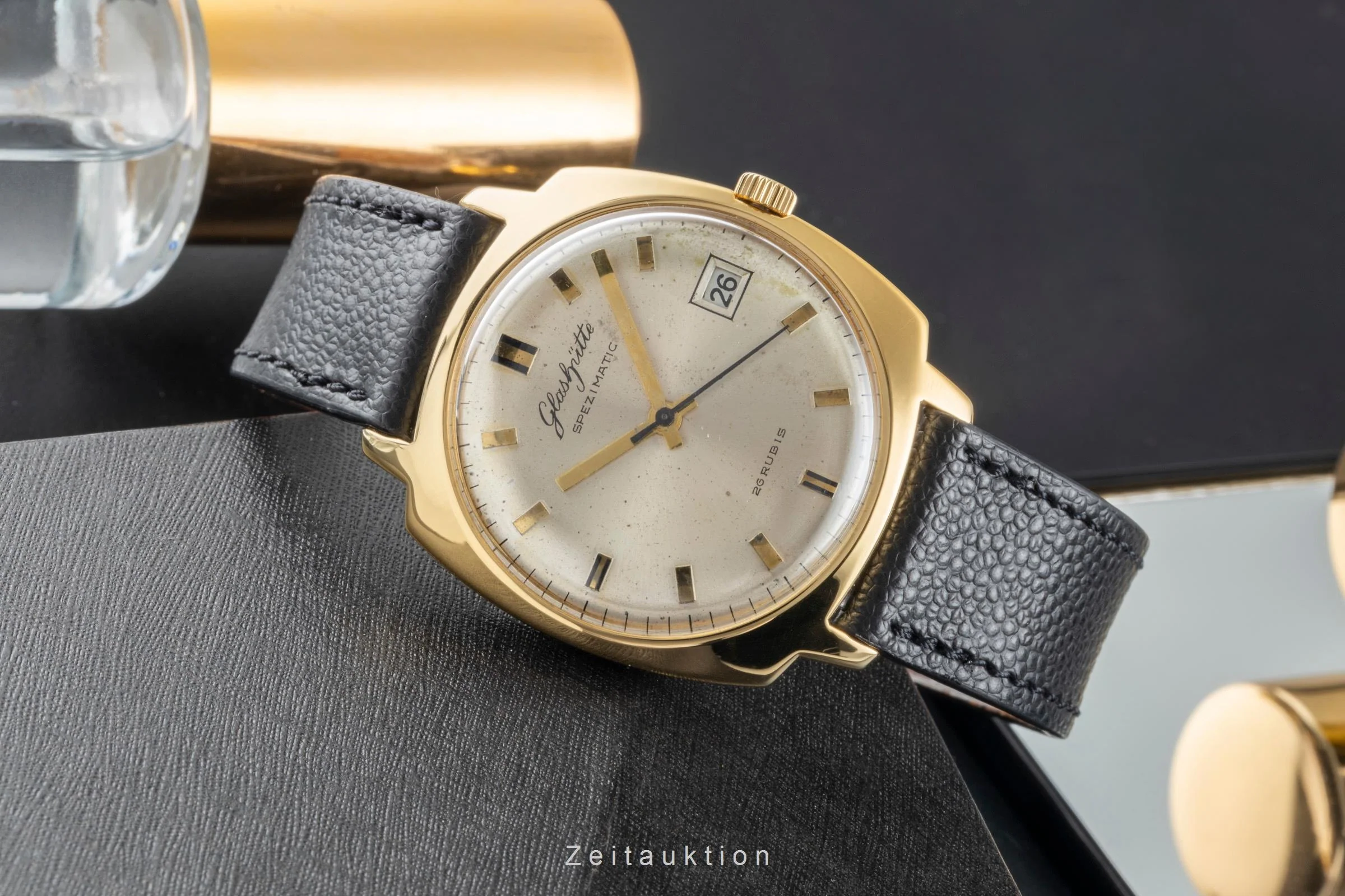 Glashütte Spezimatic gilt-brass automatic men's watch  [2503417] - Image 3