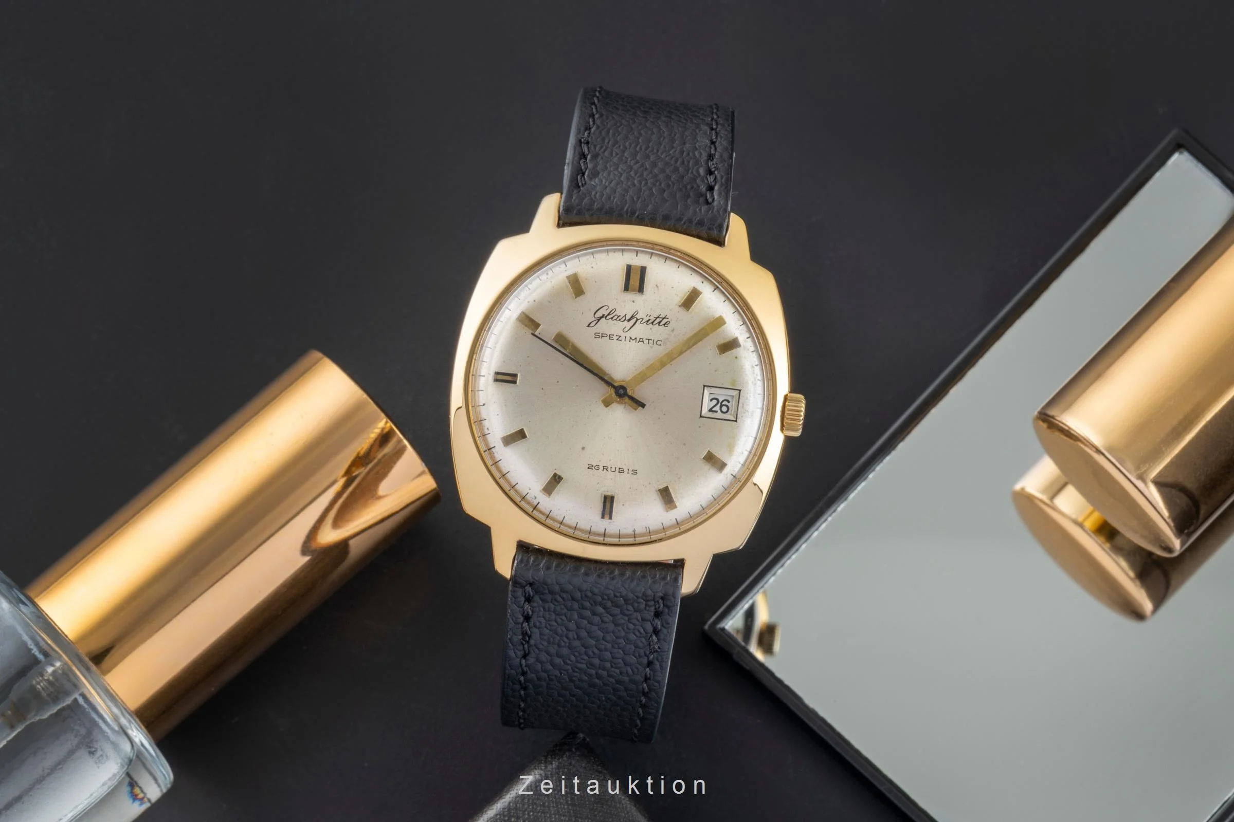 Glashütte Spezimatic gilt-brass automatic men's watch  [2503417] - Image 4