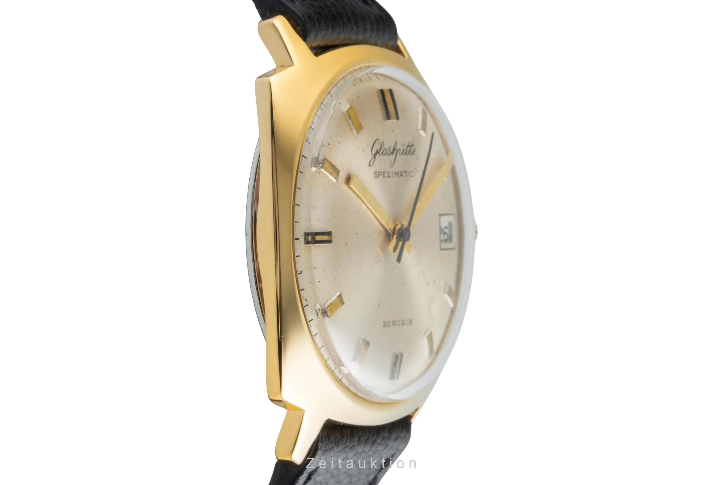 Glashütte Spezimatic gilt-brass automatic men's watch  [2503417] - Image 8