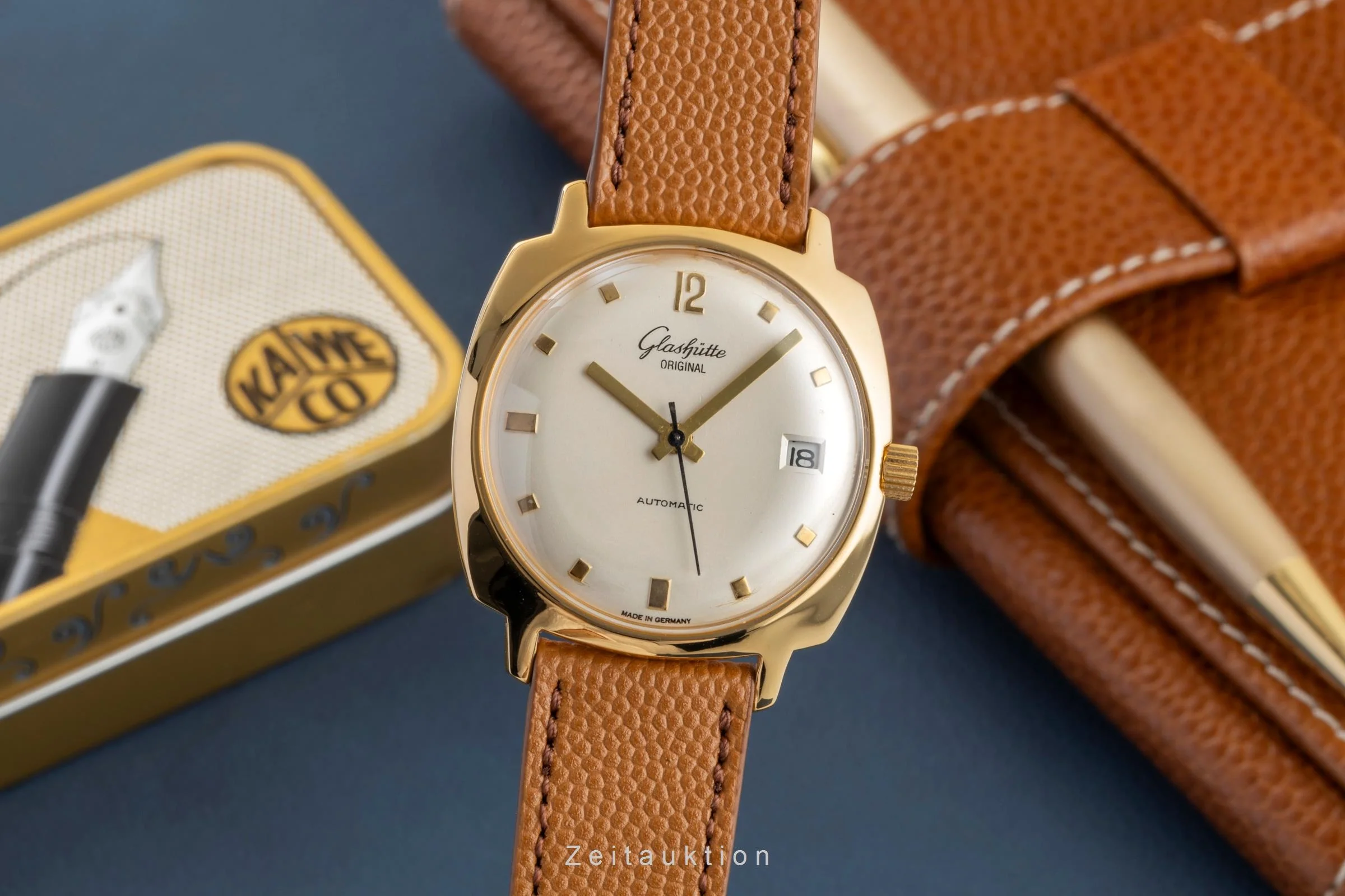 Glashütte Spezimatic gilt-brass automatic men's watch Vintage  [2600214] - Image 2