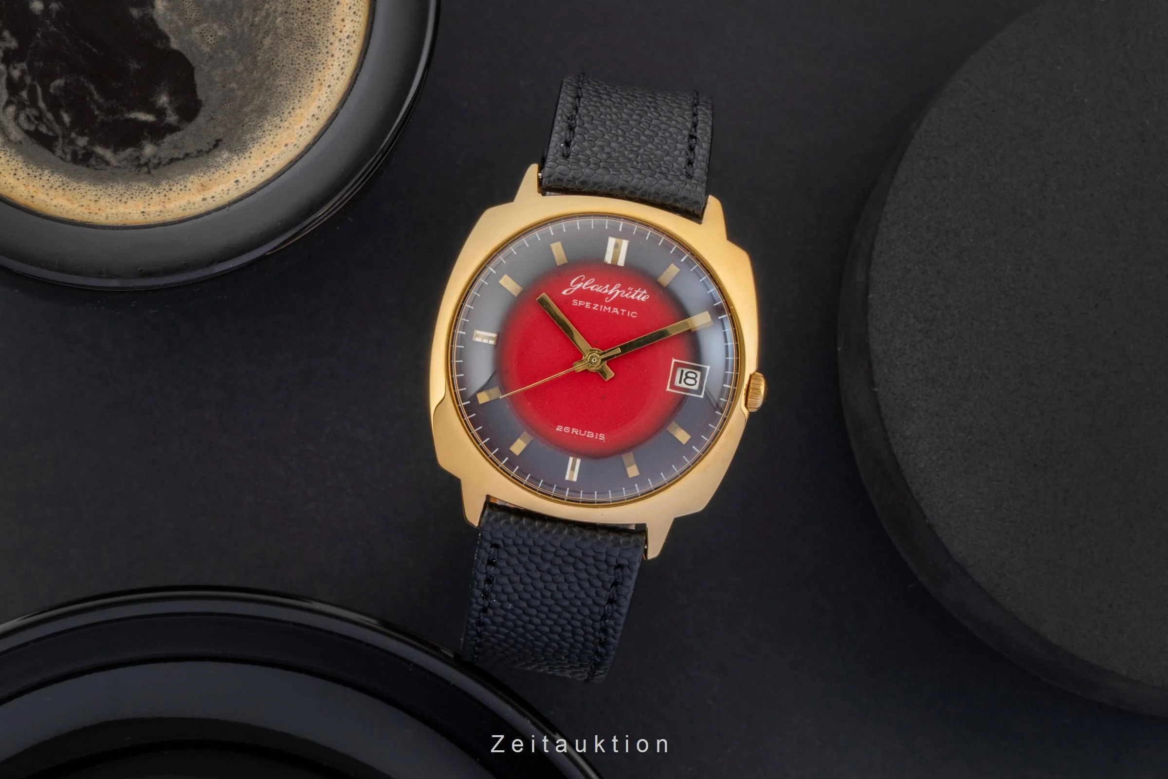 Glashütte Spezimatic gilt-brass automatic men's watch Vintage  [2600555] - Image 4
