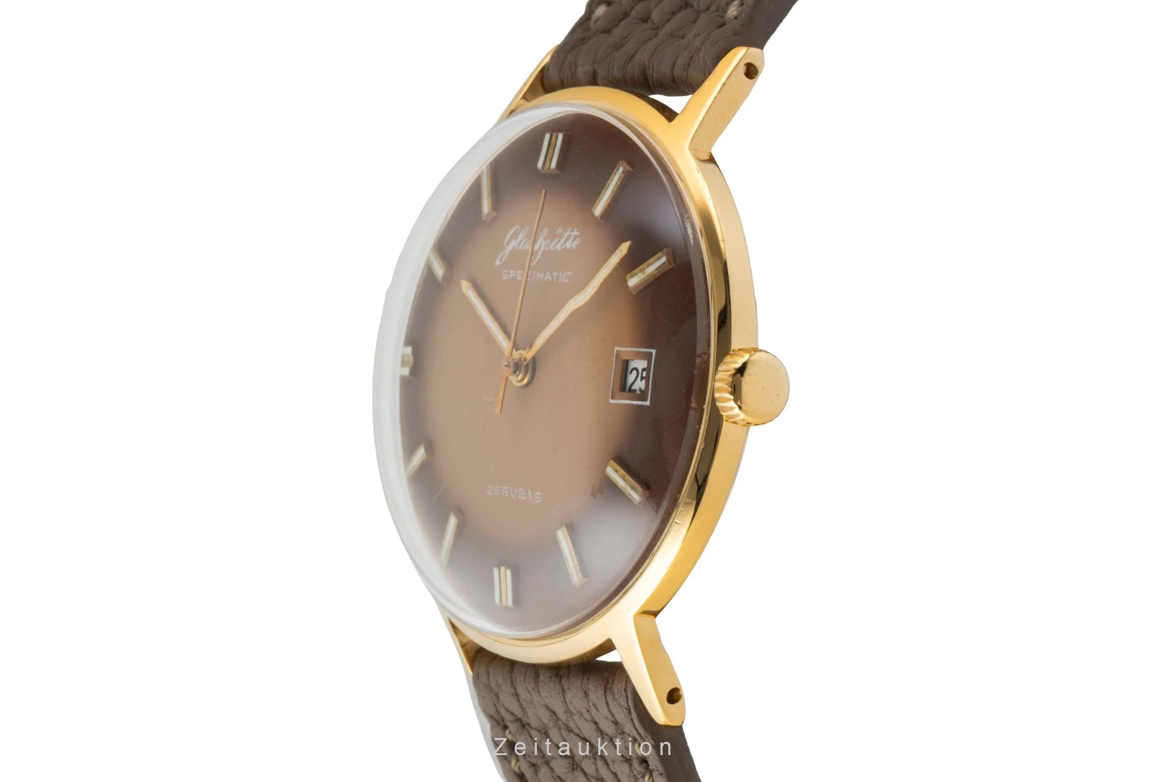 Glashütte Spezimatic gilt-brass automatic men's watch Vintage  [2600576] - Image 7