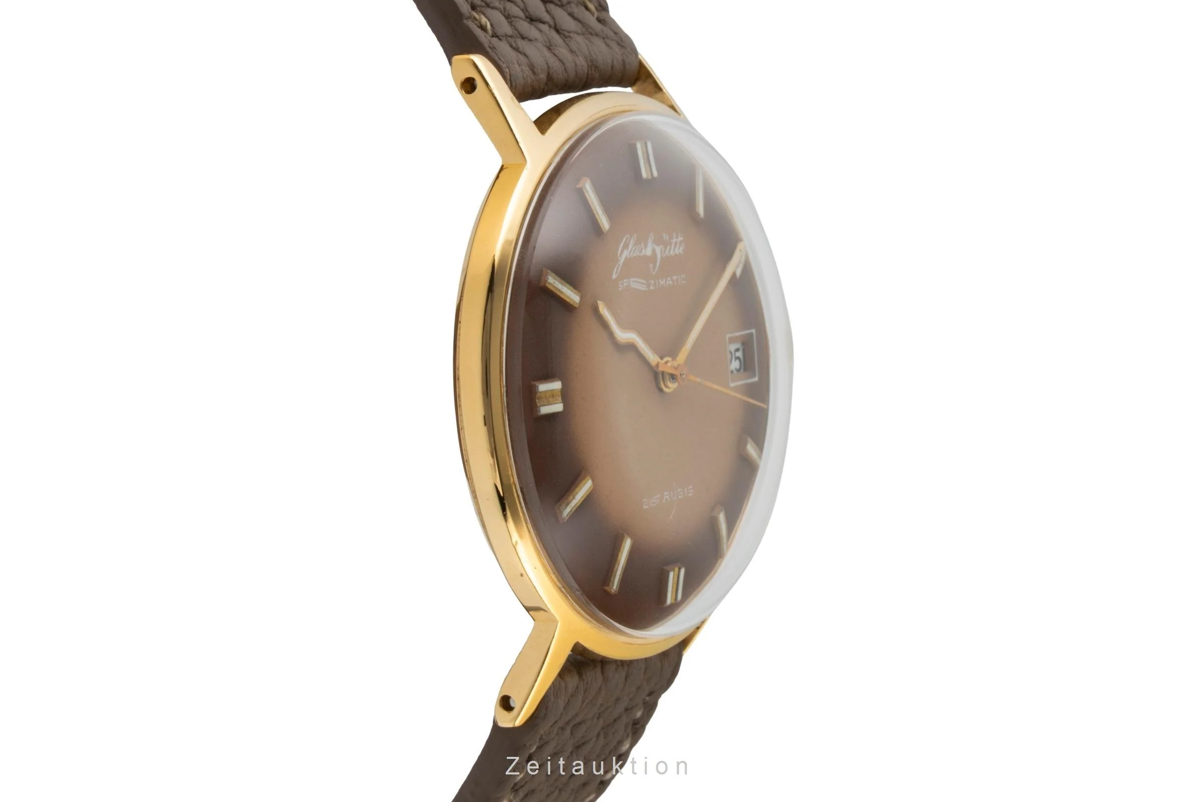 Glashütte Spezimatic gilt-brass automatic men's watch Vintage  [2600576] - Image 8