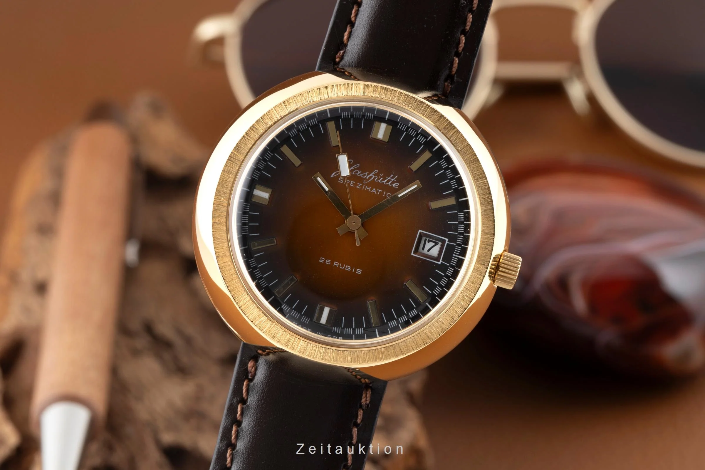 Glashütte Spezimatic gilt-brass automatic men's watch Vintage  [2600580] - Image 2