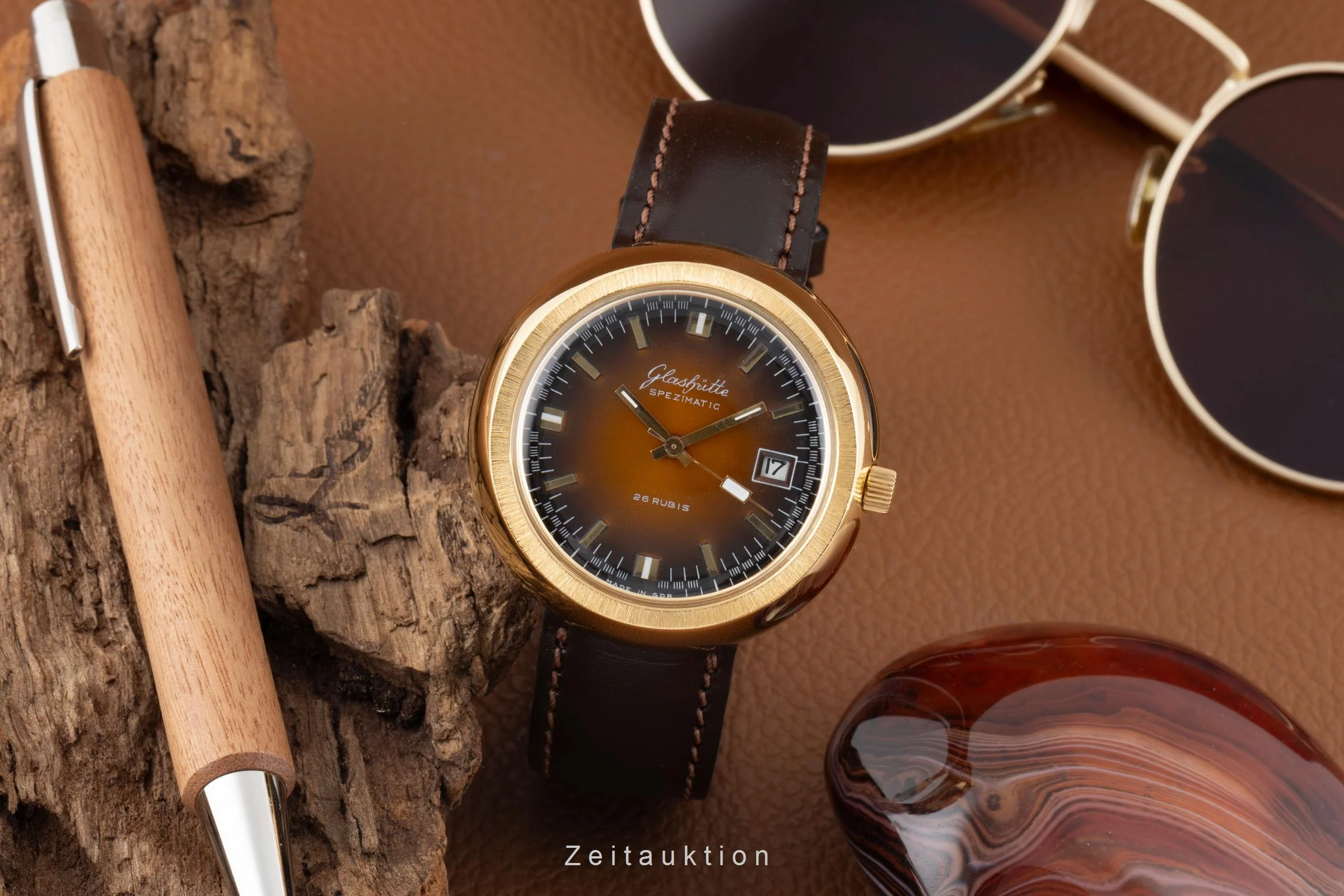 Glashütte Spezimatic gilt-brass automatic men's watch Vintage  [2600580] - Image 4