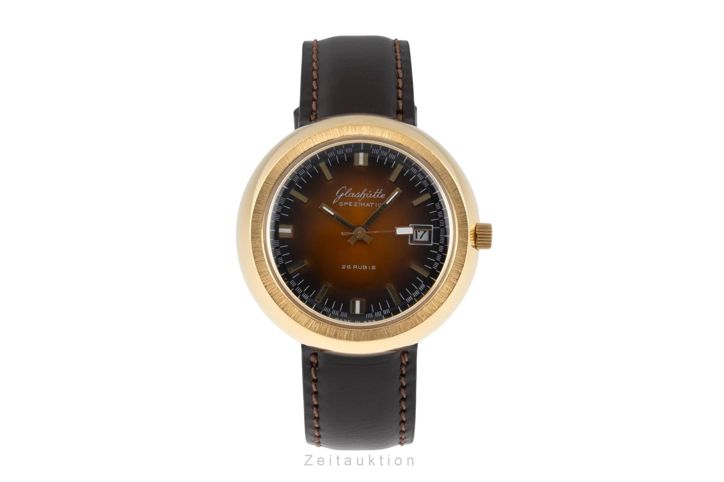Glashütte Spezimatic gilt-brass automatic men's watch Vintage  [2600580] - Image 5
