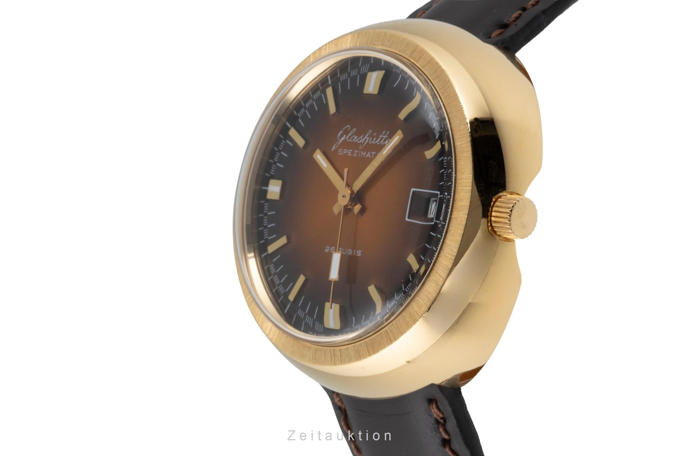 Glashütte Spezimatic gilt-brass automatic men's watch Vintage  [2600580] - Image 7