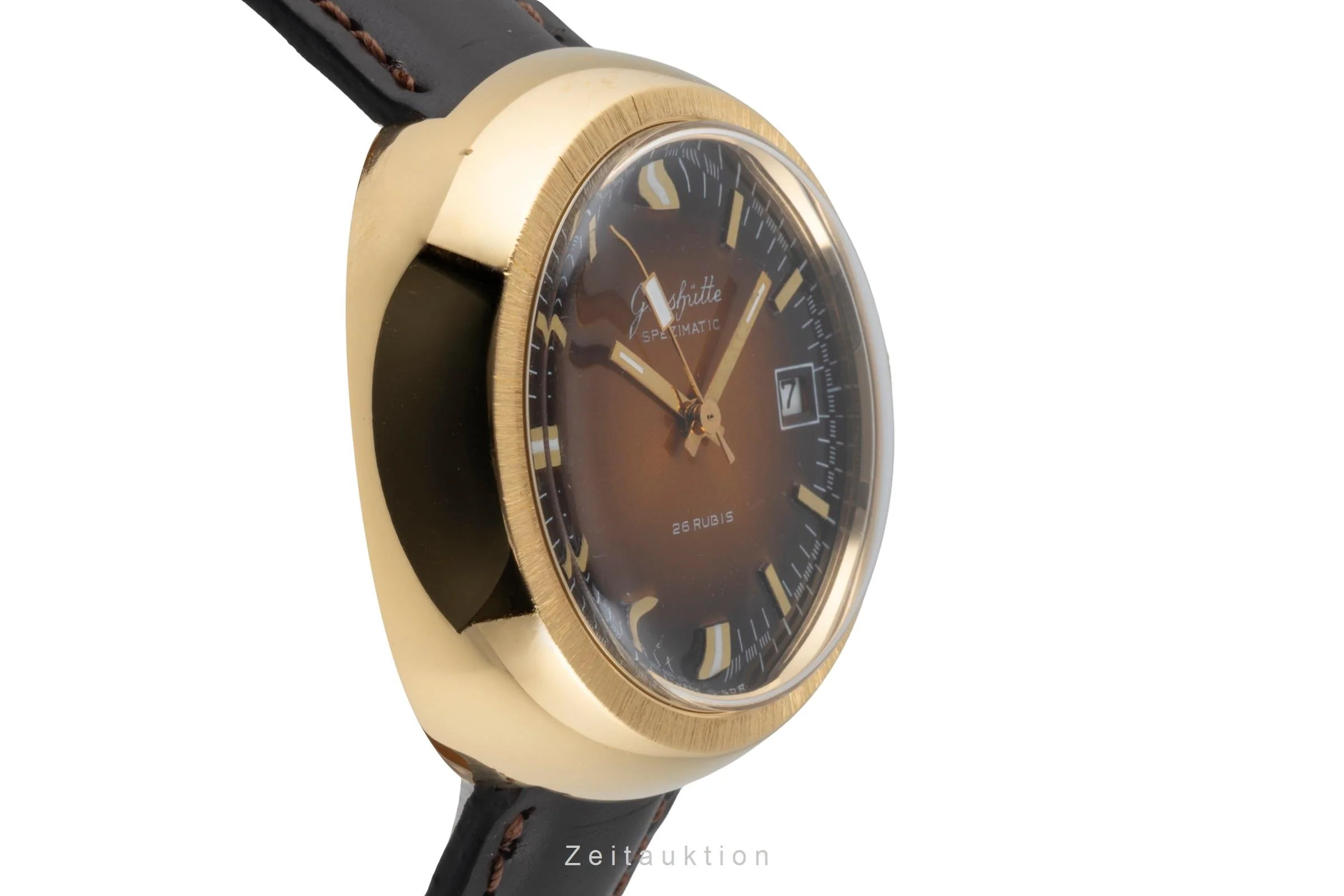 Glashütte Spezimatic gilt-brass automatic men's watch Vintage  [2600580] - Image 8