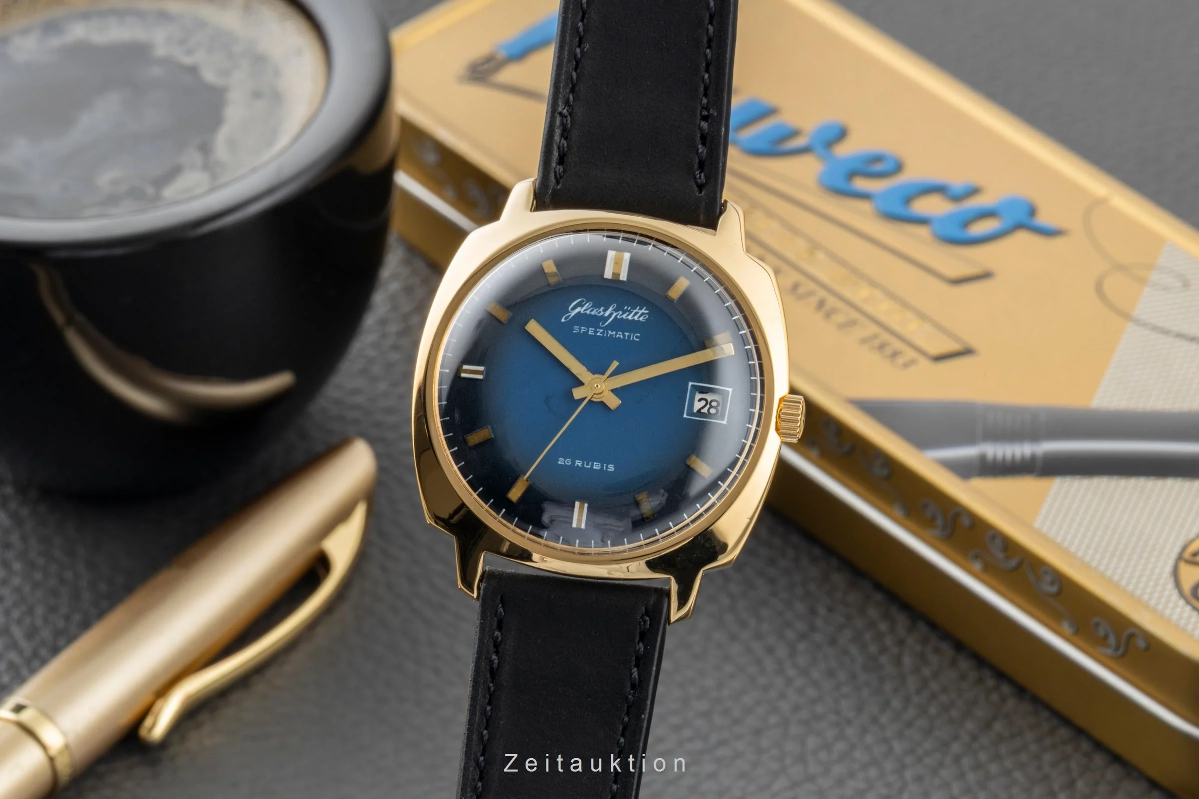 Glashütte Spezimatic gilt-brass automatic men's watch Vintage  [2600581] - Image 2