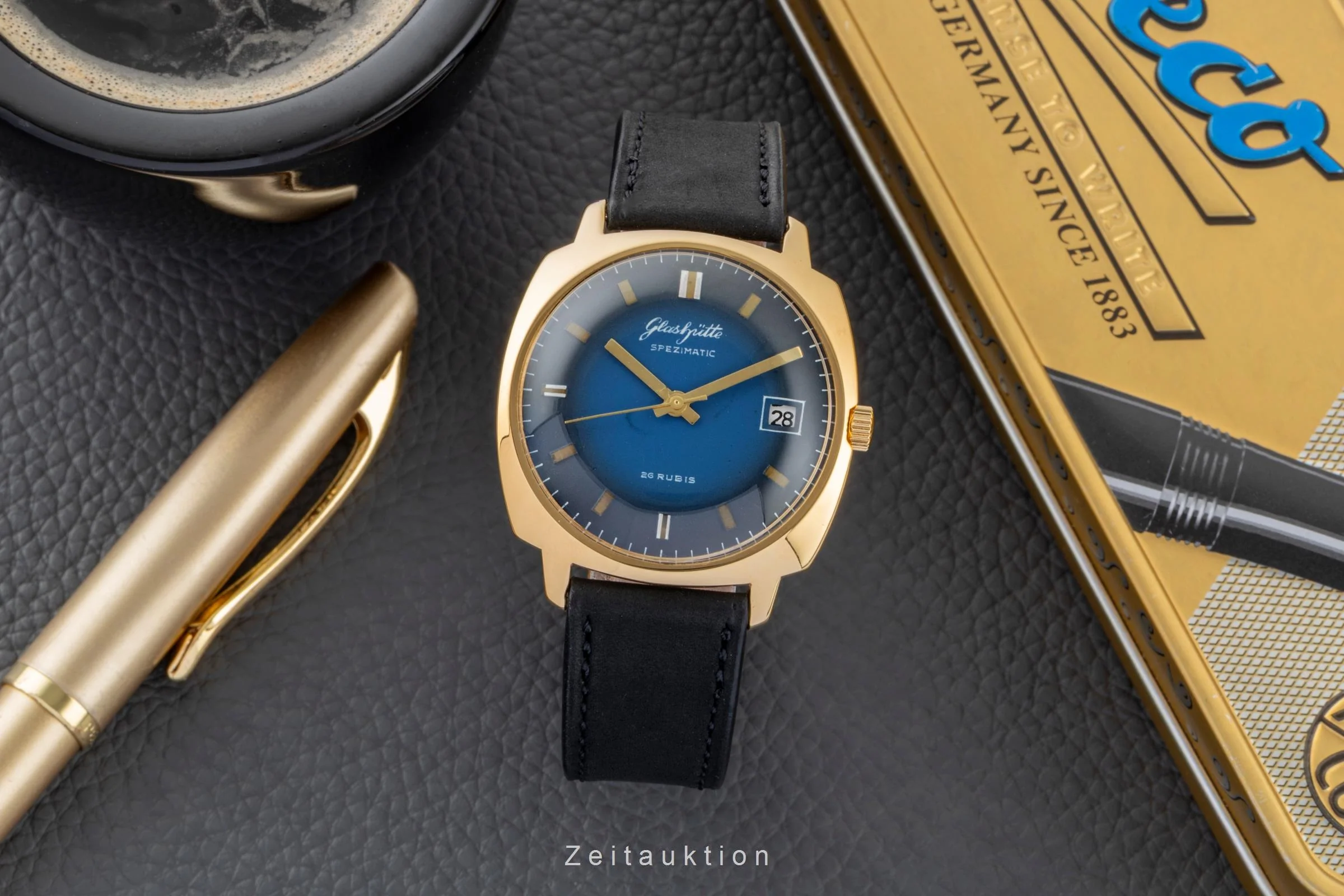 Glashütte Spezimatic gilt-brass automatic men's watch Vintage  [2600581] - Image 4