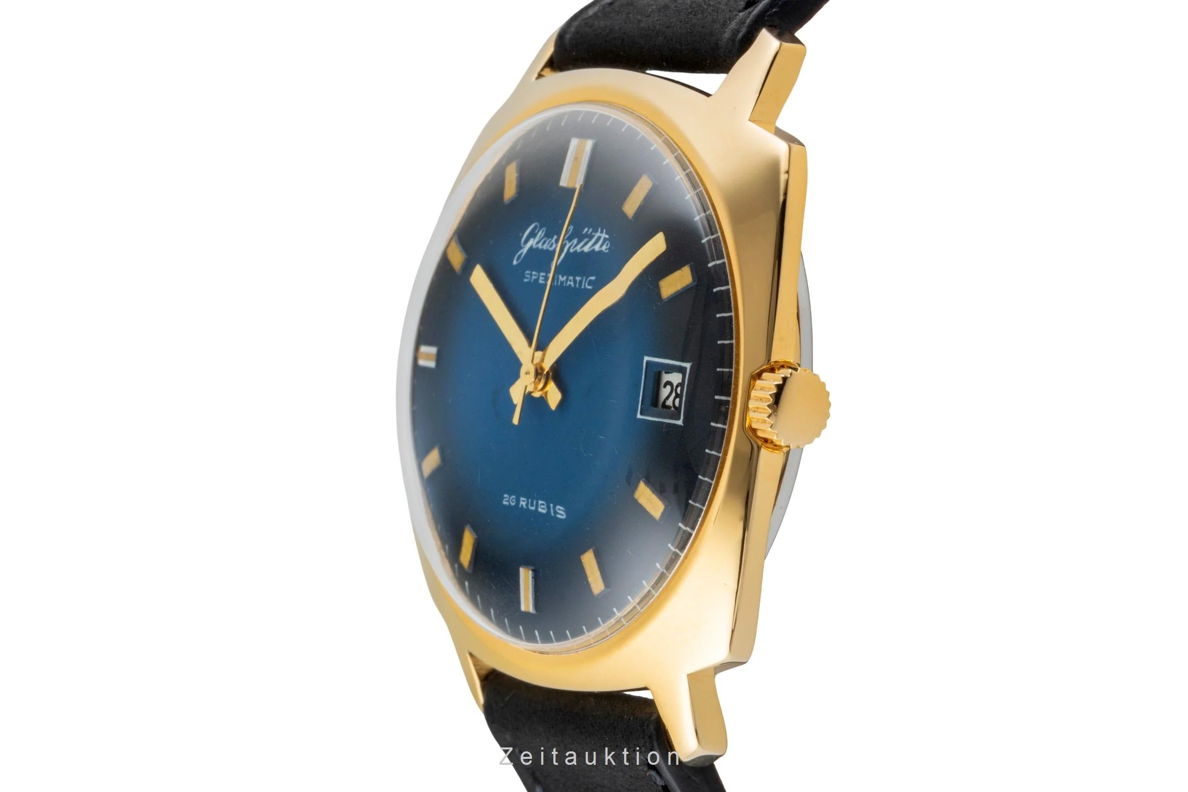 Glashütte Spezimatic gilt-brass automatic men's watch Vintage  [2600581] - Image 7