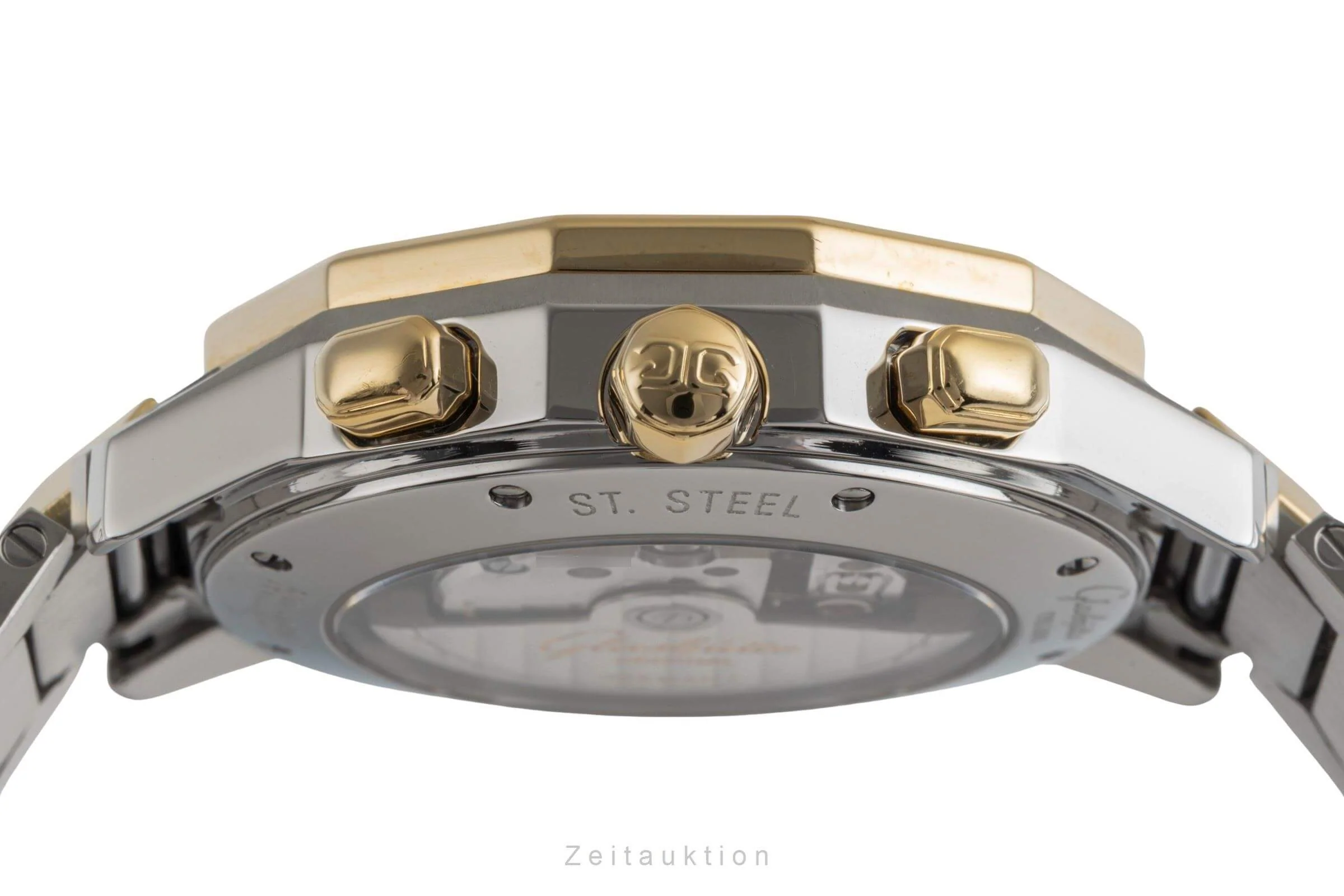Glashütte Sport chronograph steel / gold automatic men's watch 1-10-66-12-11-04  [2500525] - Image 11