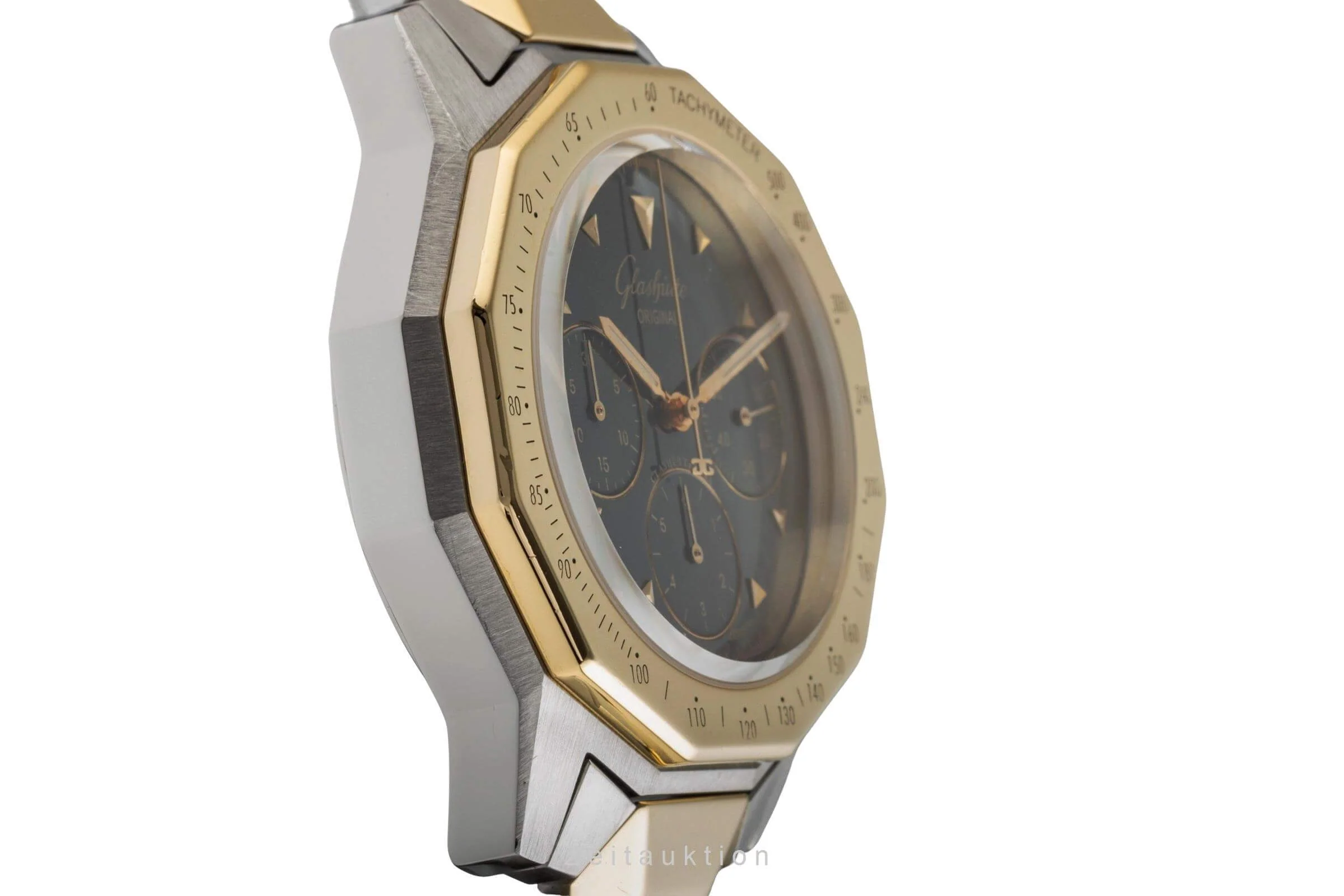 Glashütte Sport chronograph steel / gold automatic men's watch 1-10-66-12-11-04  [2500525] - Image 8